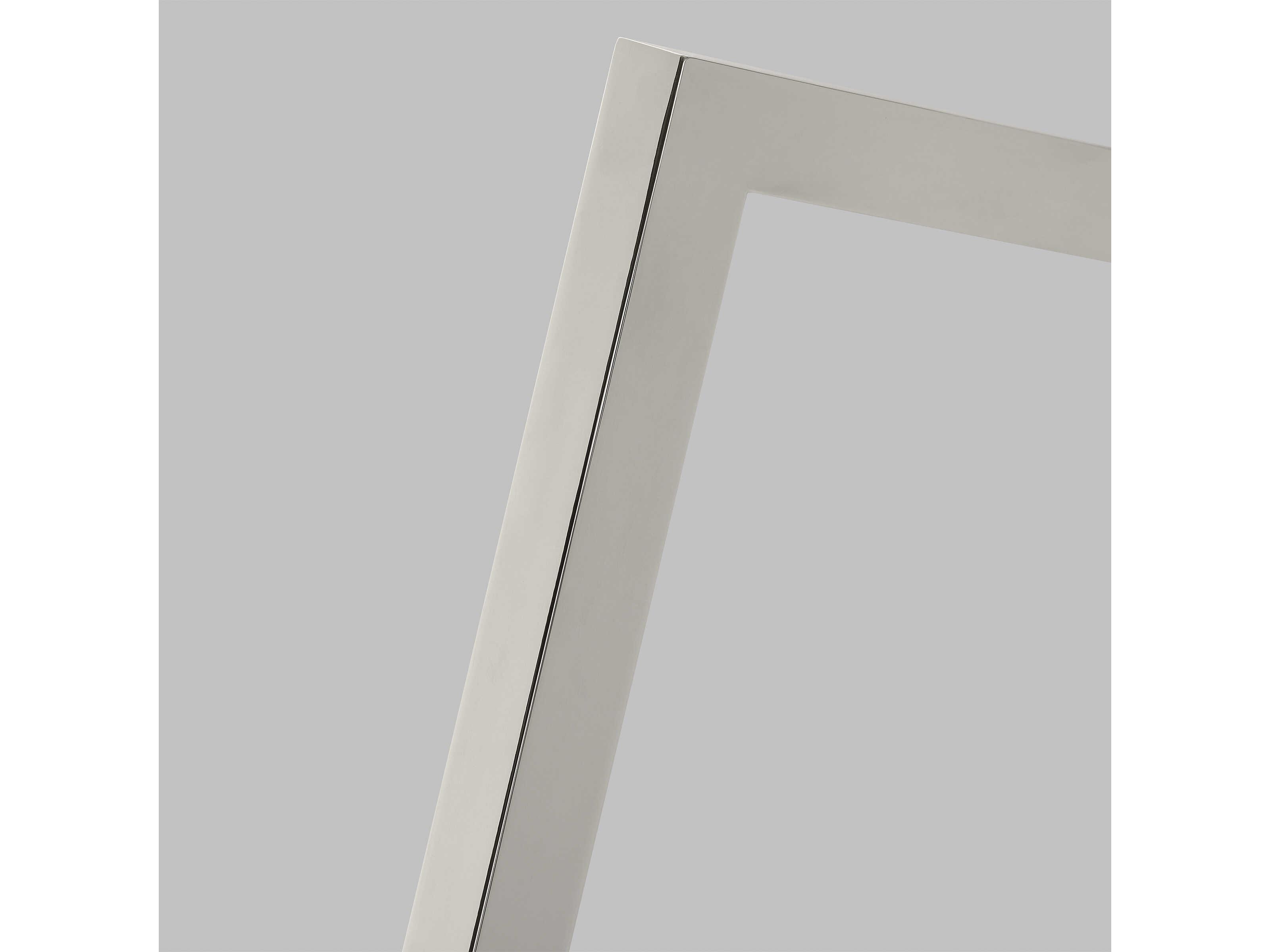 Visual Comfort Modern Stagger 1-Light Polished Nickel Wall Sconce