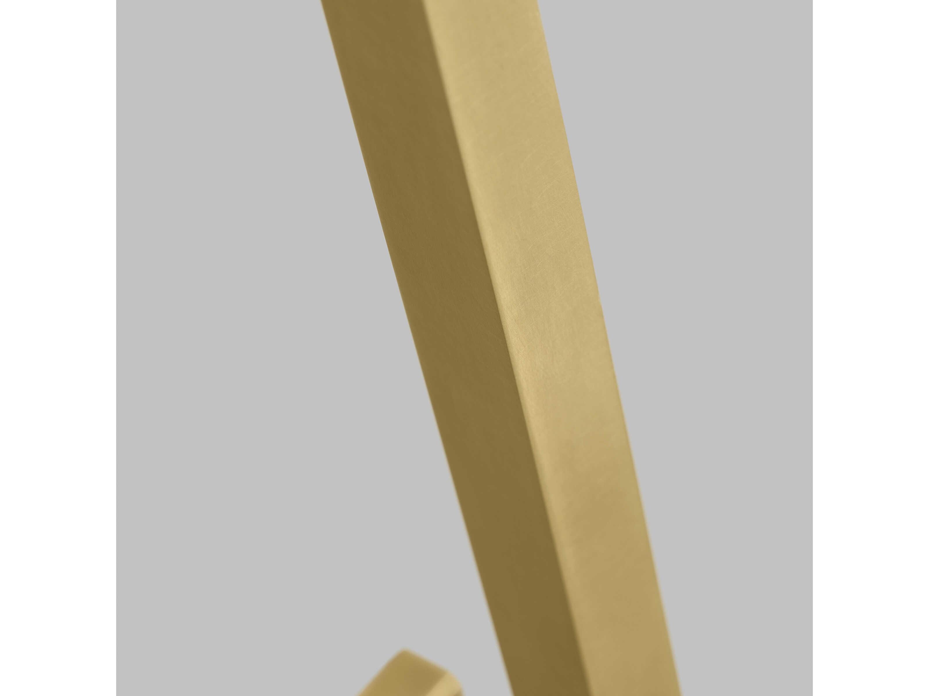 Visual Comfort Modern Stagger 1-Light Natural Brass Wall Sconce