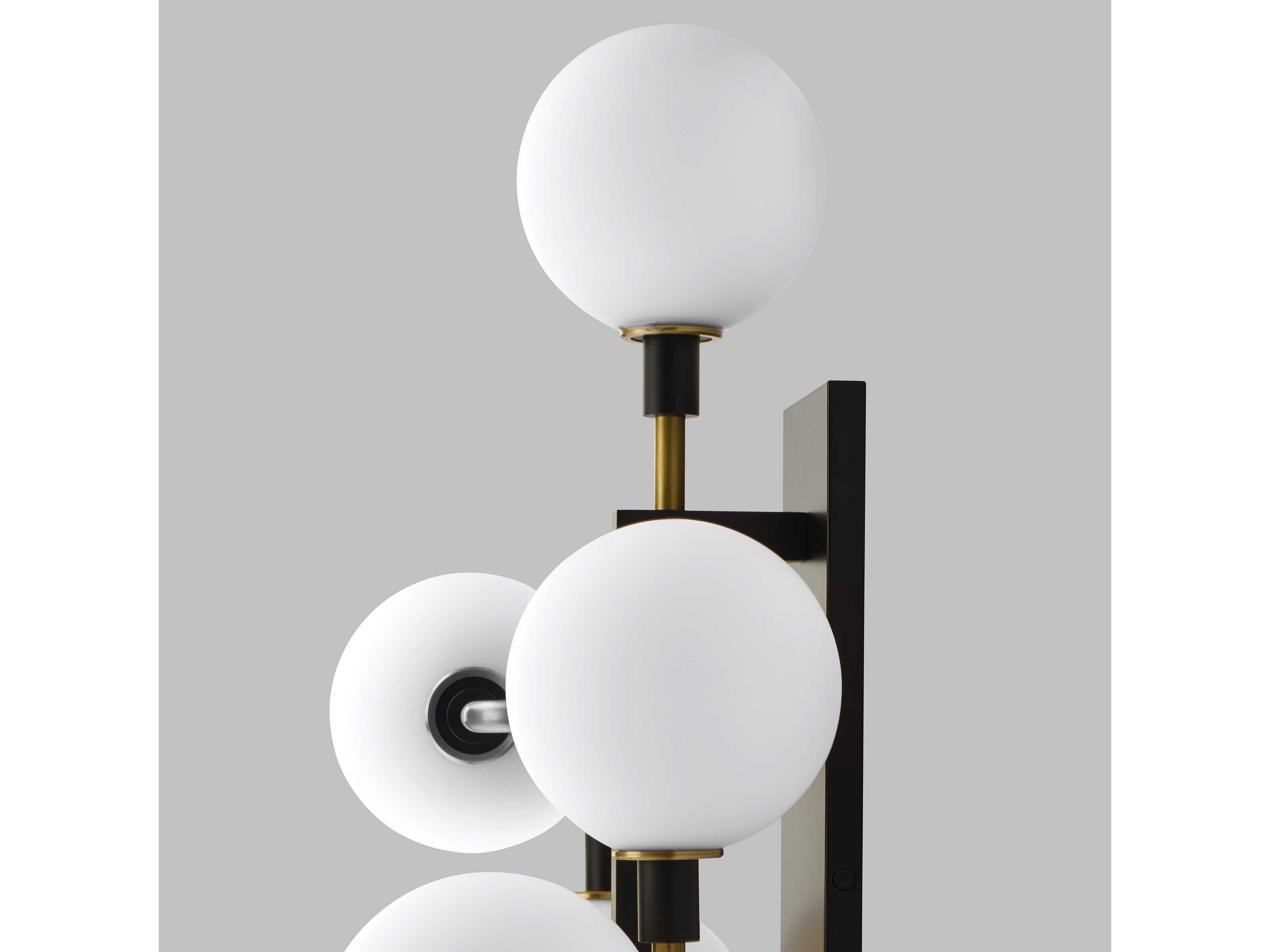 Visual Comfort Modern Viaggio 6-Light Brass Wall Sconce