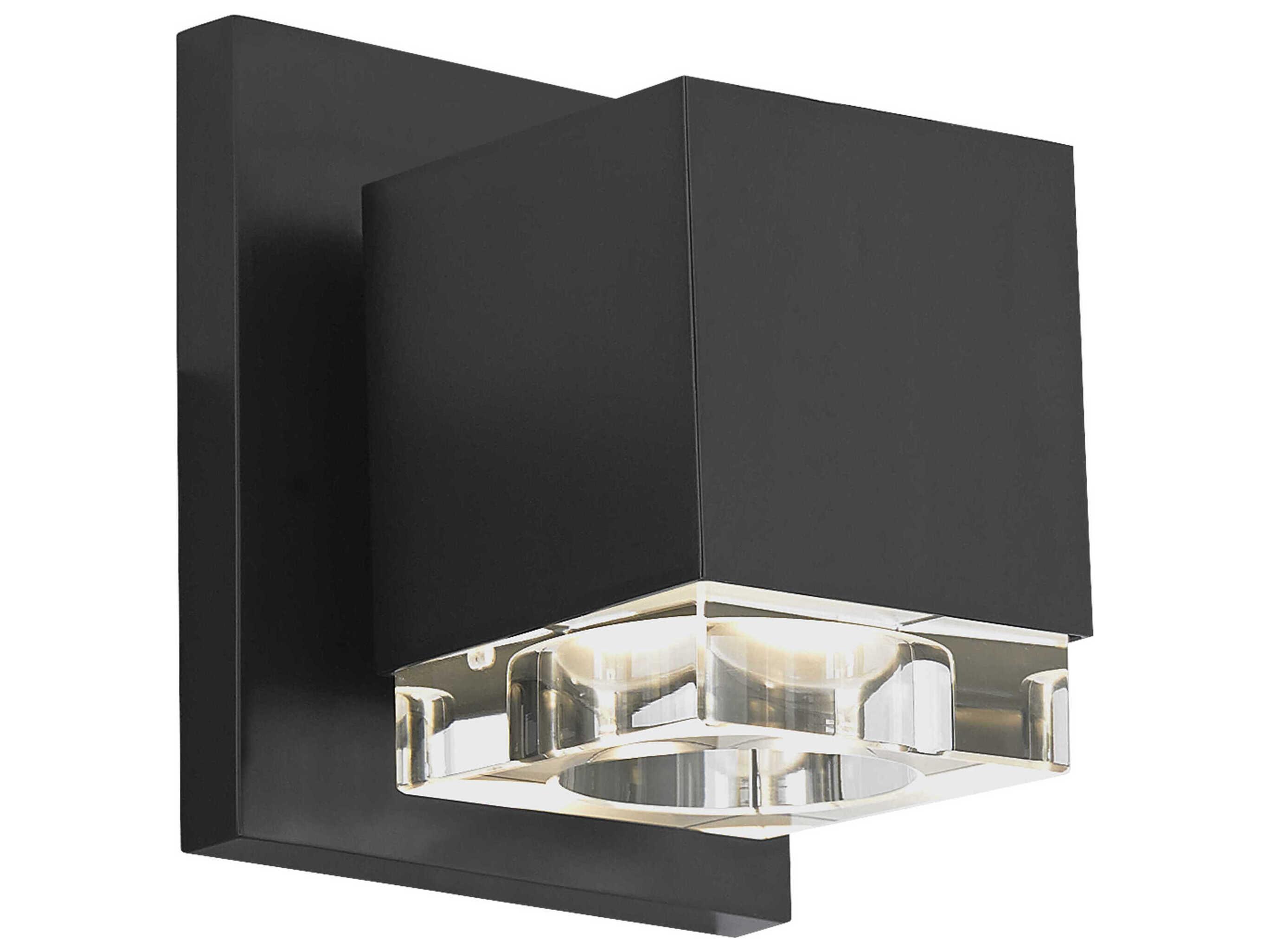 Visual Comfort Modern Voto 1-Light Black Wall Sconce