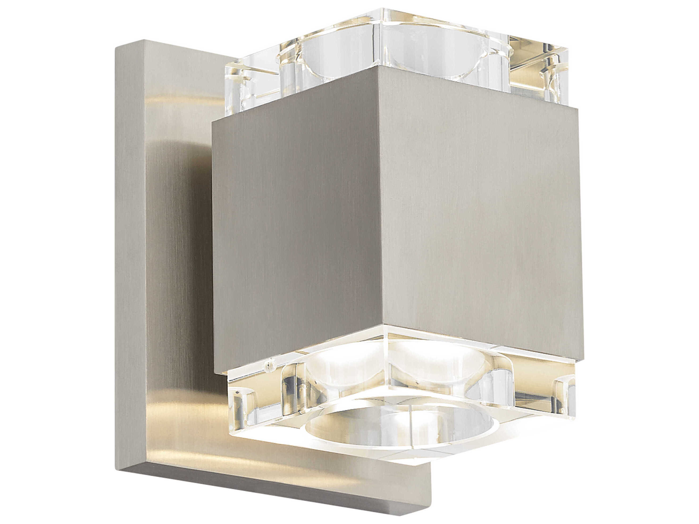 Visual Comfort Modern Voto 1-Light Satin Nickel Wall Sconce
