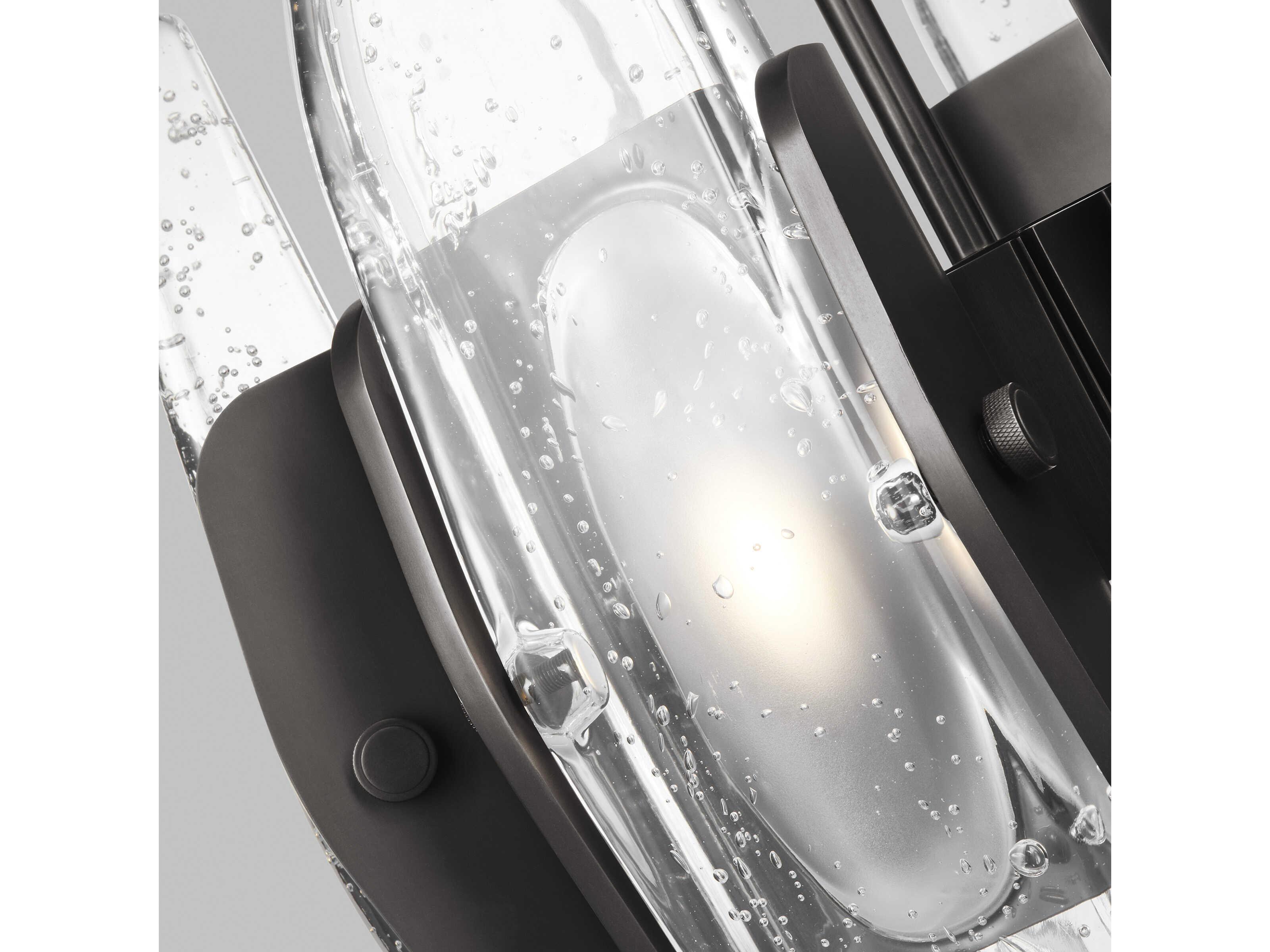 Visual Comfort Modern Wythe 6-Light Plated Dark Bronze Chandelier