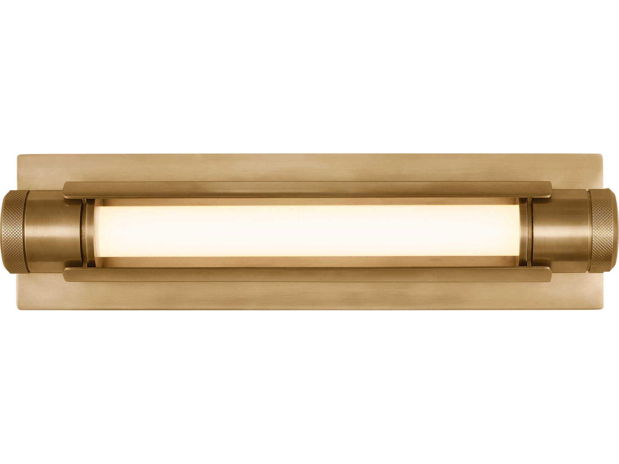 Visual Comfort Modern Capa 1-Light Hand Rubbed Antique Brass Vanity Light