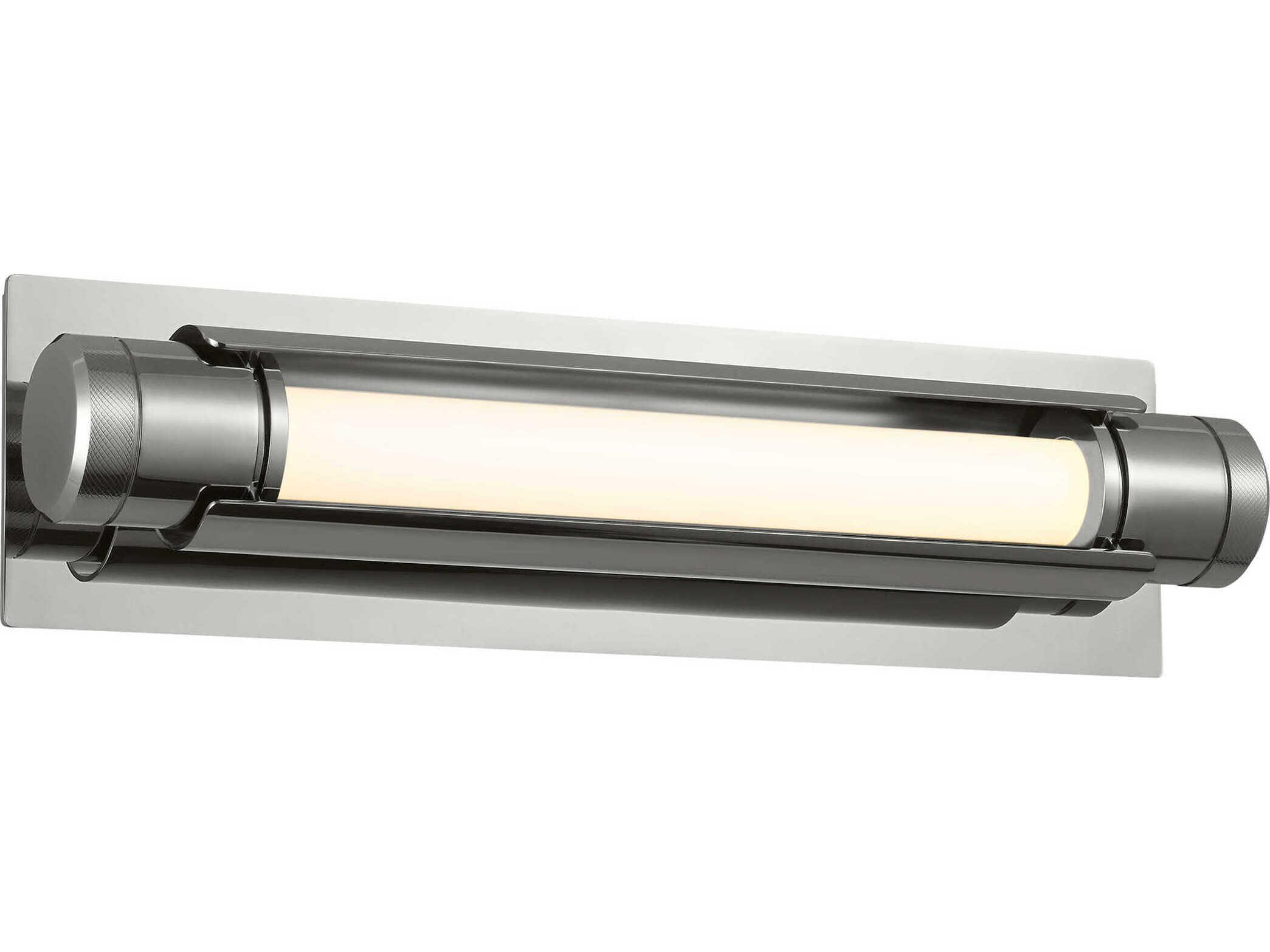 Visual Comfort Modern Capa 1-Light Polished Nickel Vanity Light