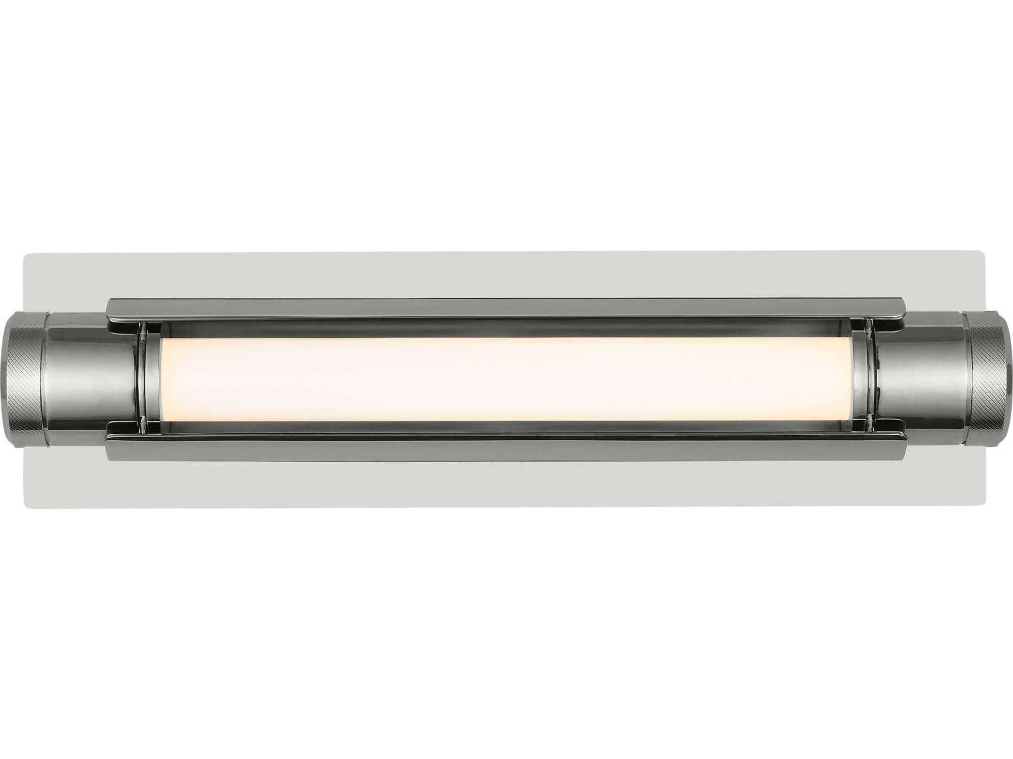 Visual Comfort Modern Capa 1-Light Polished Nickel Vanity Light