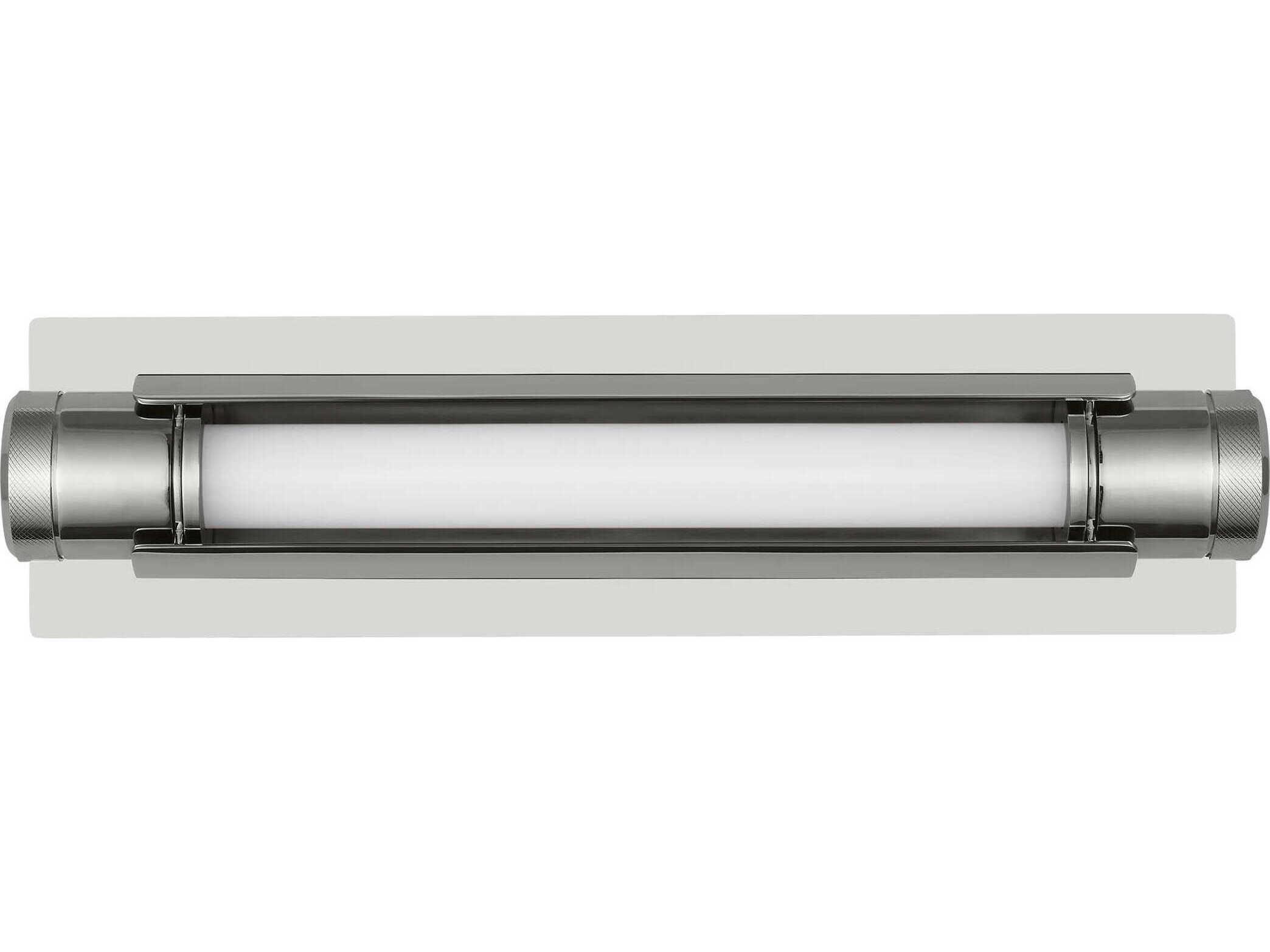 Visual Comfort Modern Capa 1-Light Polished Nickel Vanity Light