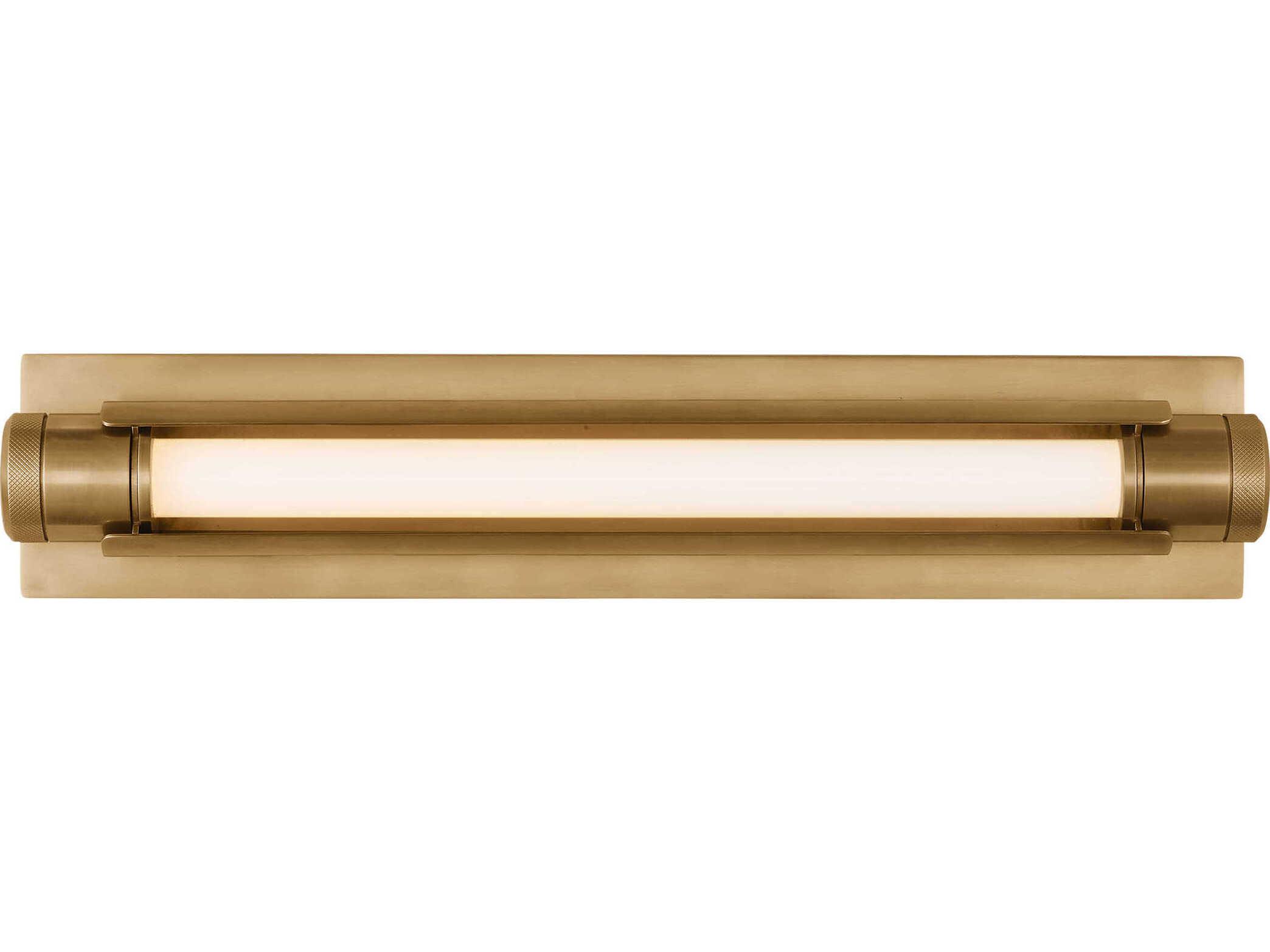 Visual Comfort Modern Capa 1-Light Hand Rubbed Antique Brass Vanity Light