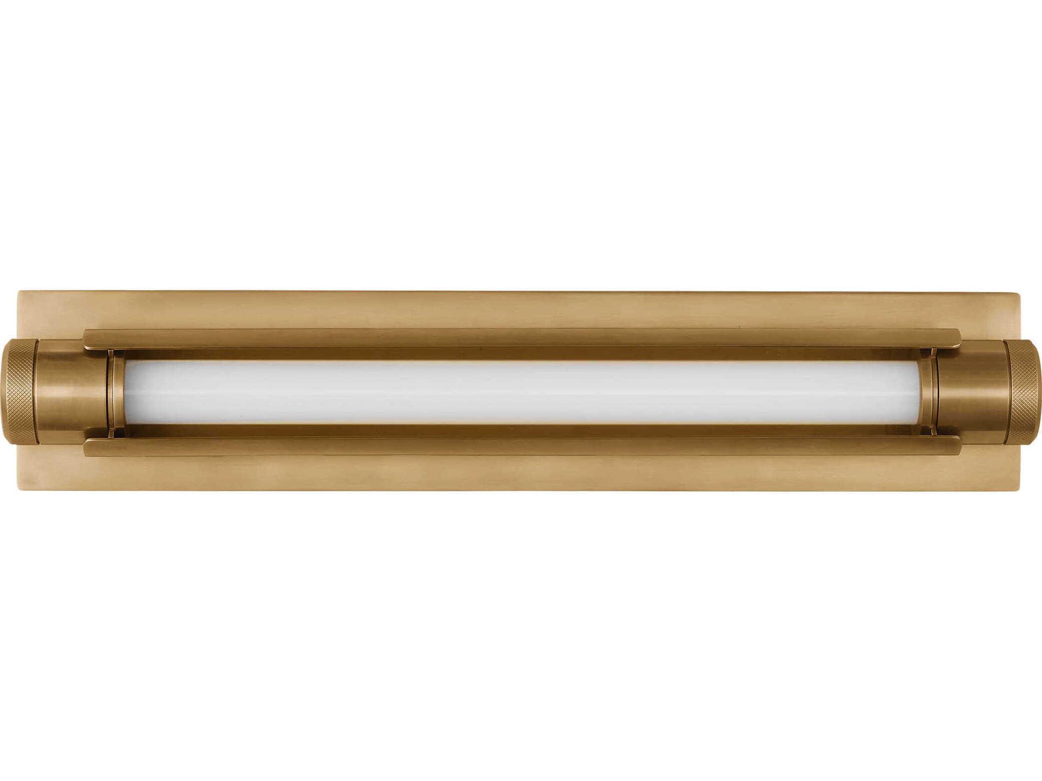 Visual Comfort Modern Capa 1-Light Hand Rubbed Antique Brass Vanity Light