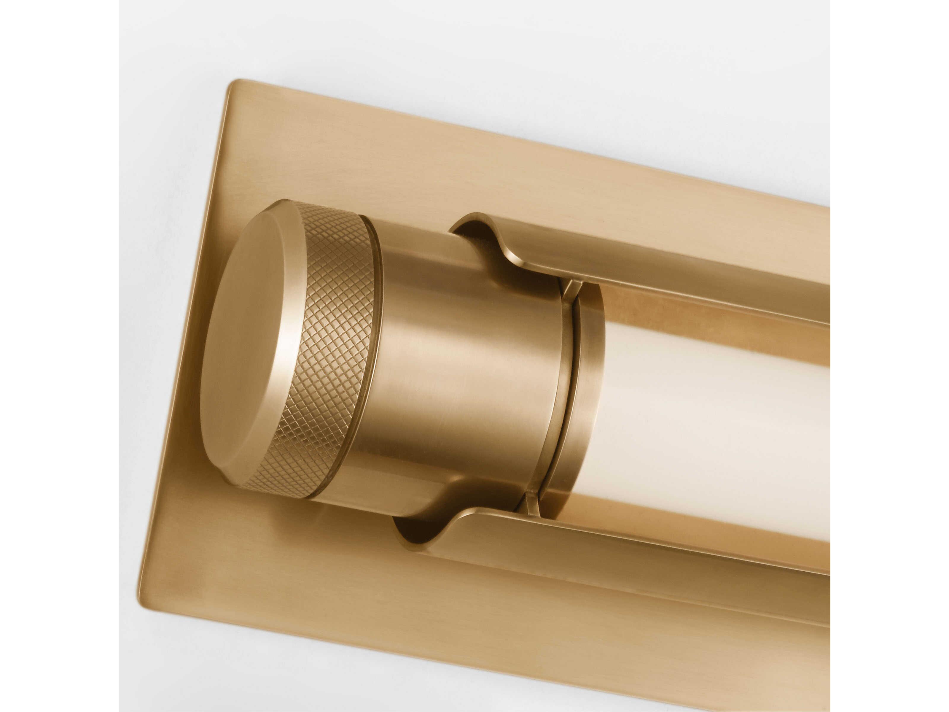 Visual Comfort Modern Capa 1-Light Hand Rubbed Antique Brass Vanity Light