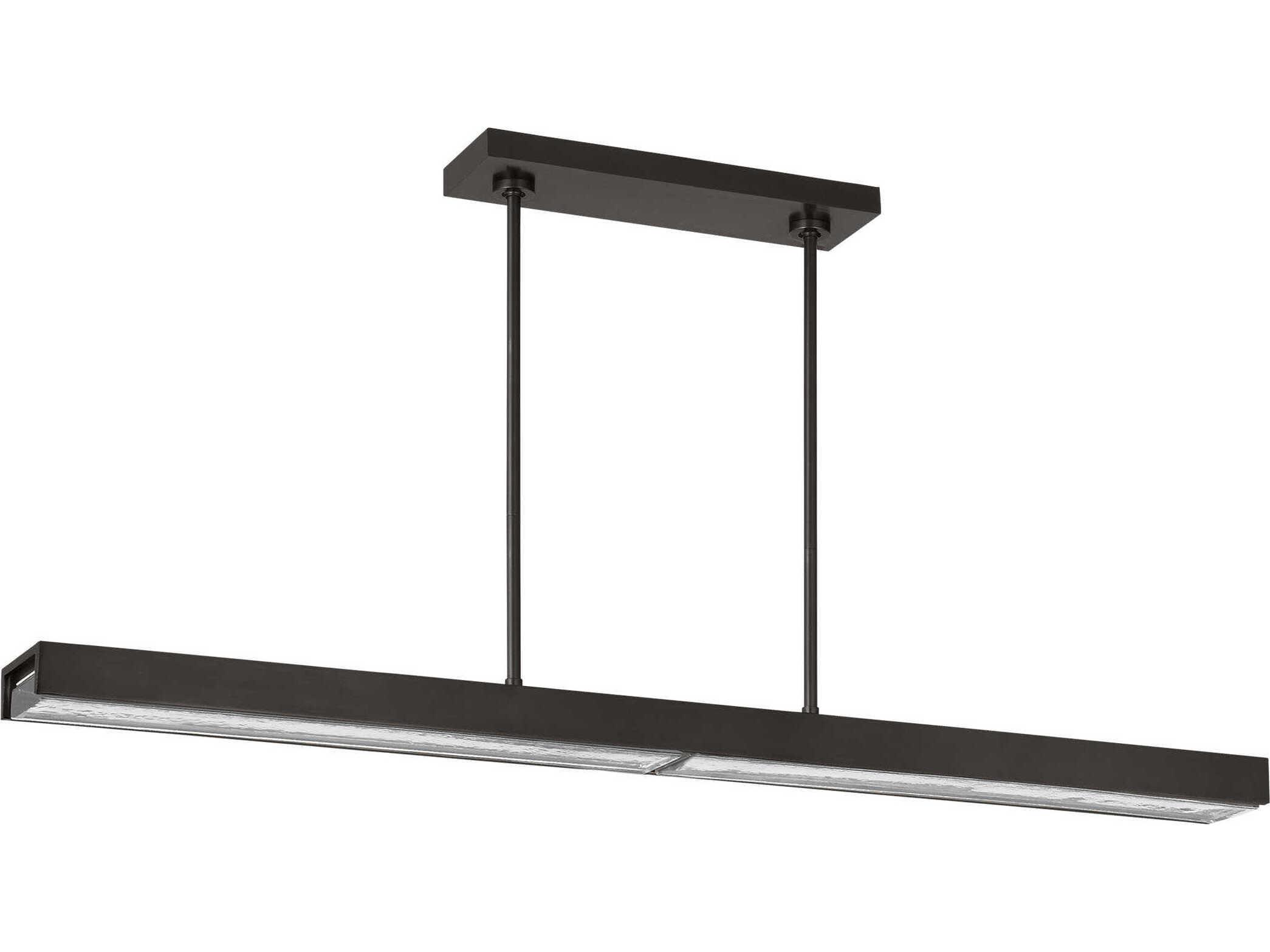 Visual Comfort Modern Maybeck 2-Light Bronze Linear Island Pendant