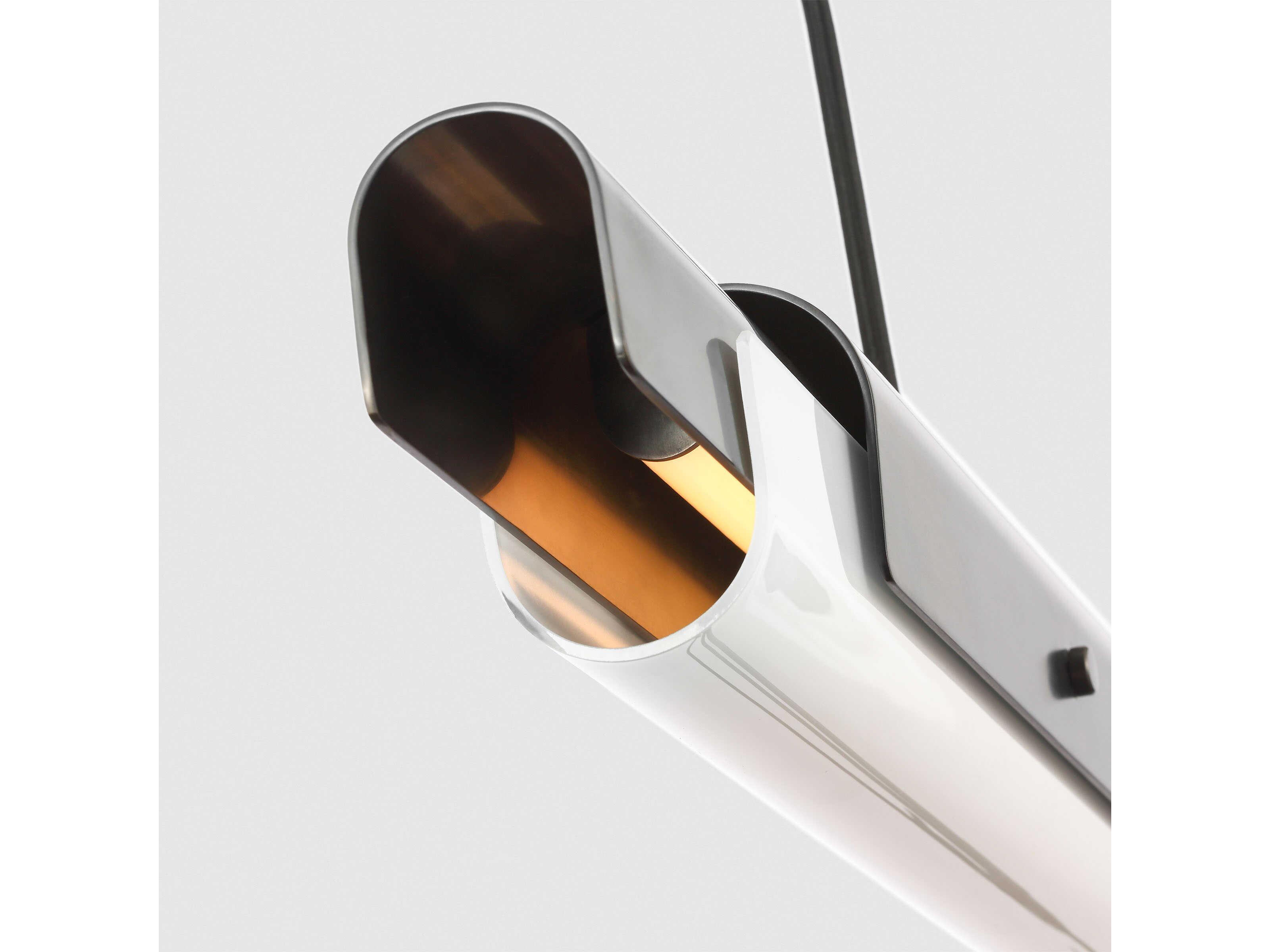 Visual Comfort Modern Ambrose 1-Light Bronze Linear Island Pendant