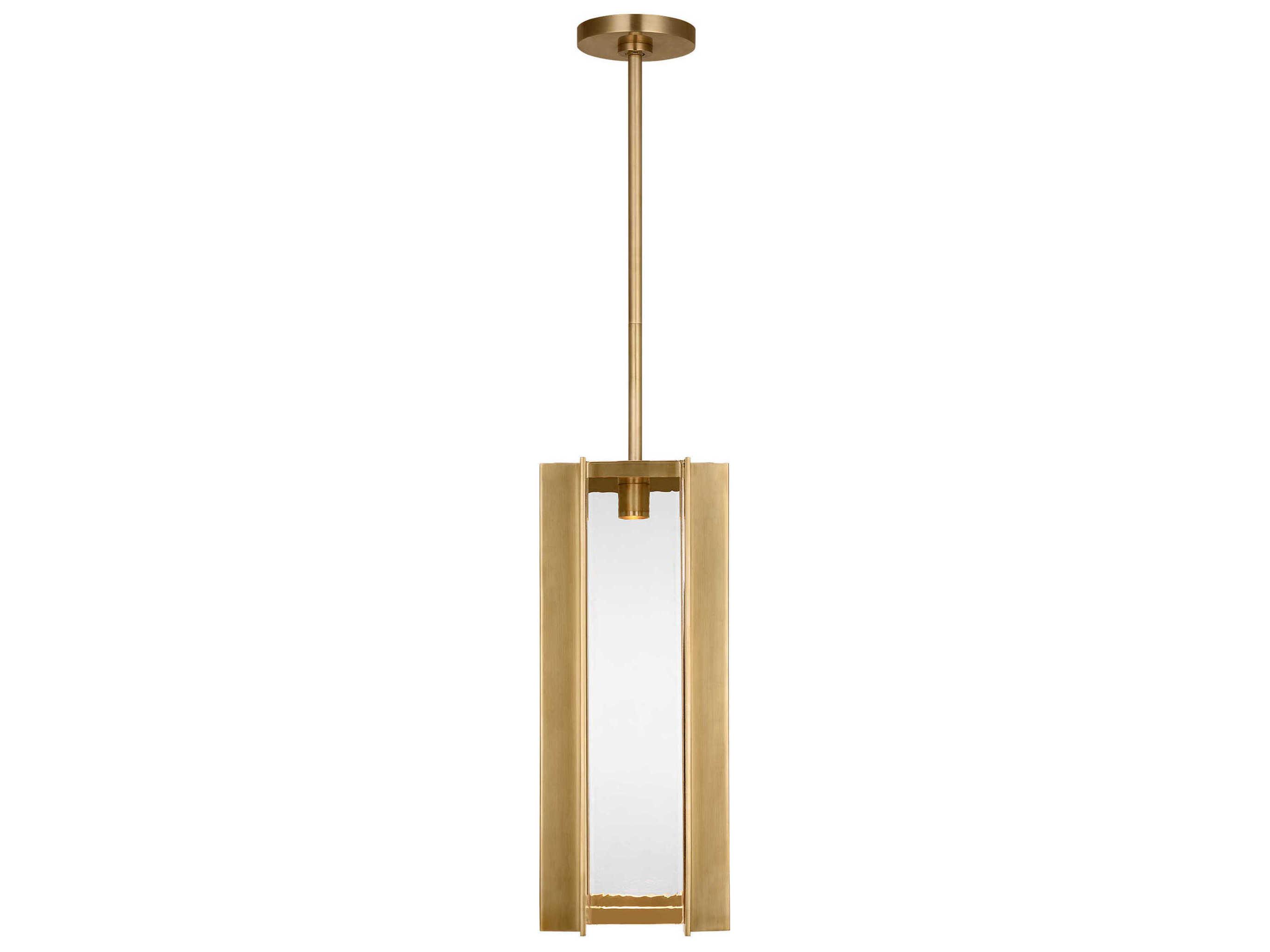 Visual Comfort Modern Maybeck 1-Light Hand Rubbed Antique Brass Mini Pendant