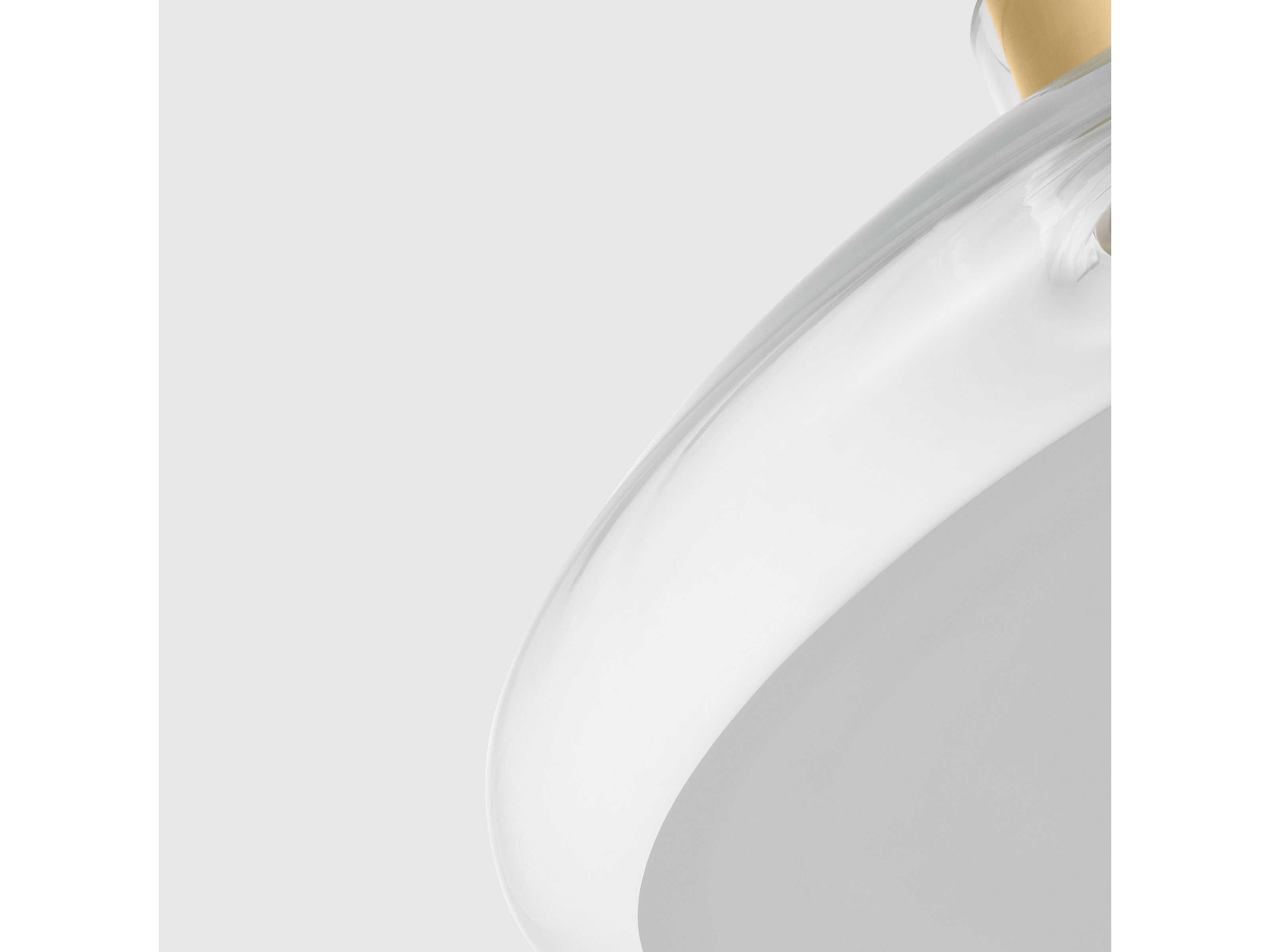 Visual Comfort Modern Morgan 1-Light Brass Pendant