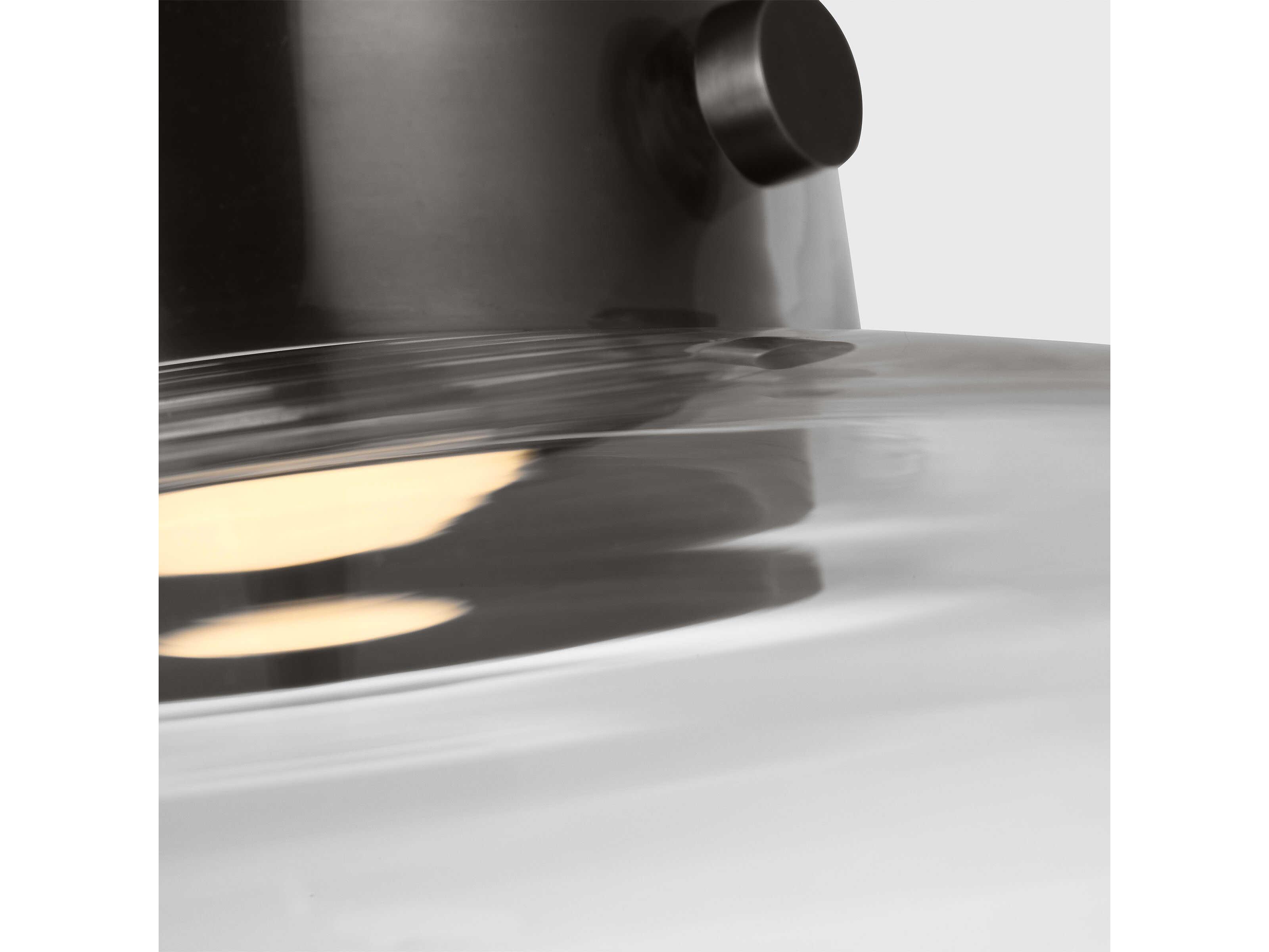 Visual Comfort Modern Morgan 1-Light Burnished Bronze Pendant