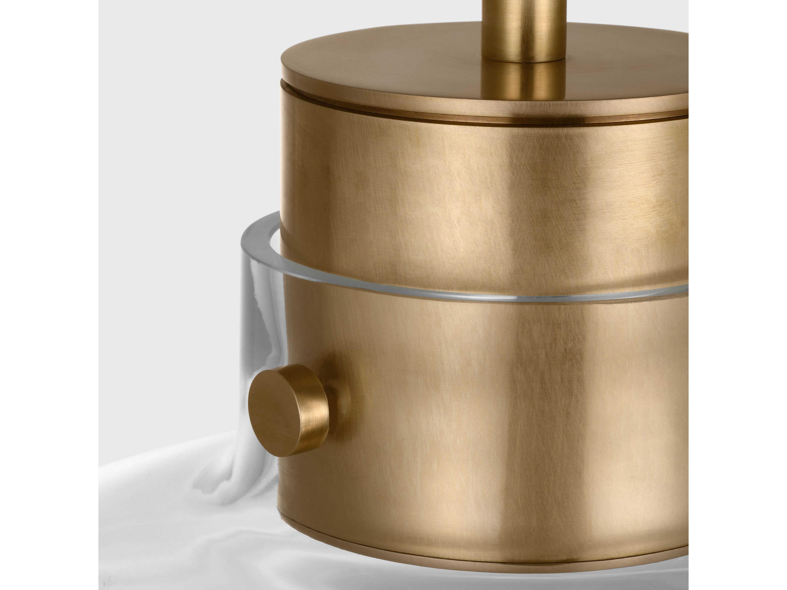 Visual Comfort Modern Morgan 1-Light Brass Pendant