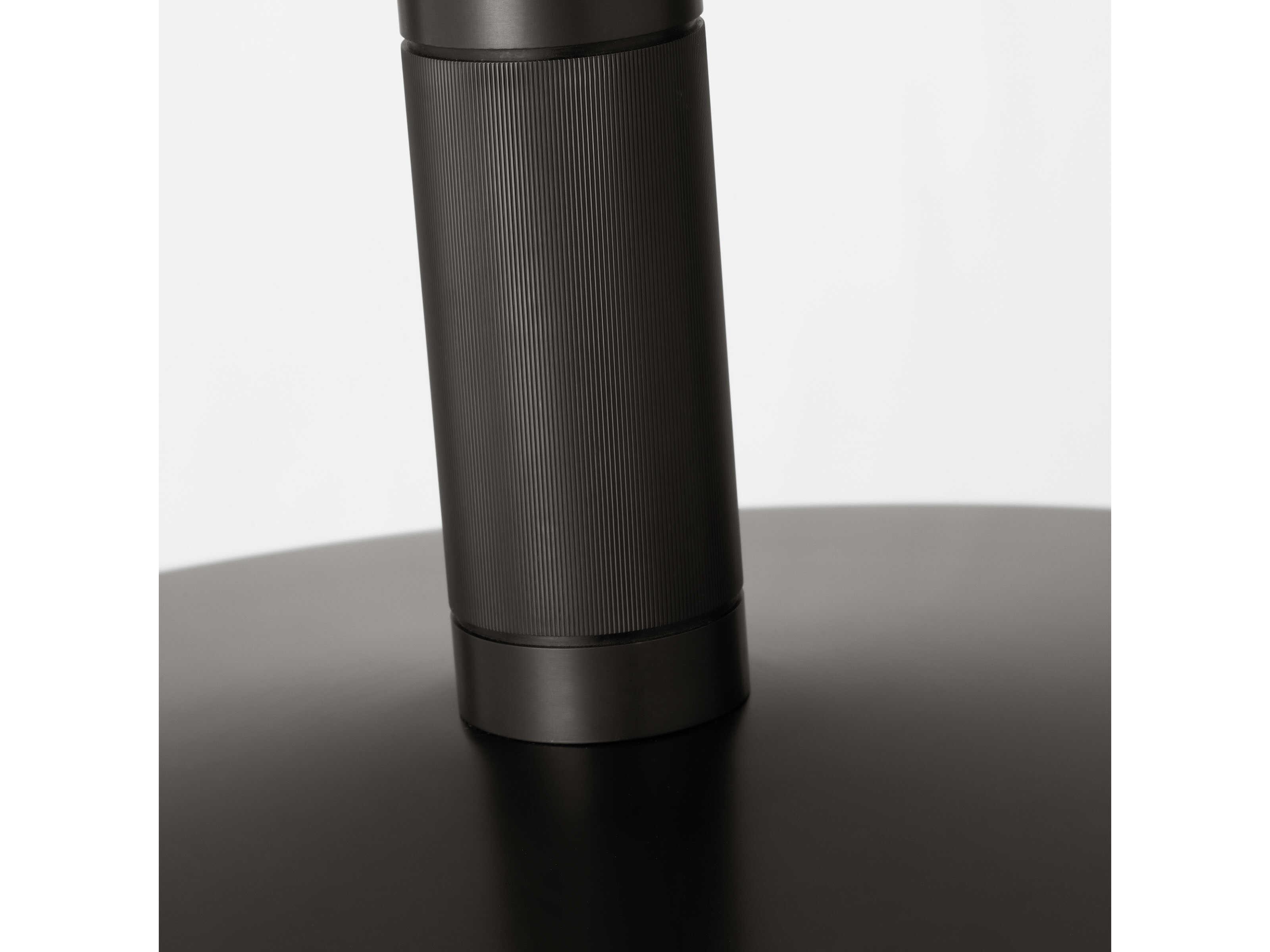 Visual Comfort Modern Saucer 1-Light Bronze Round Pendant