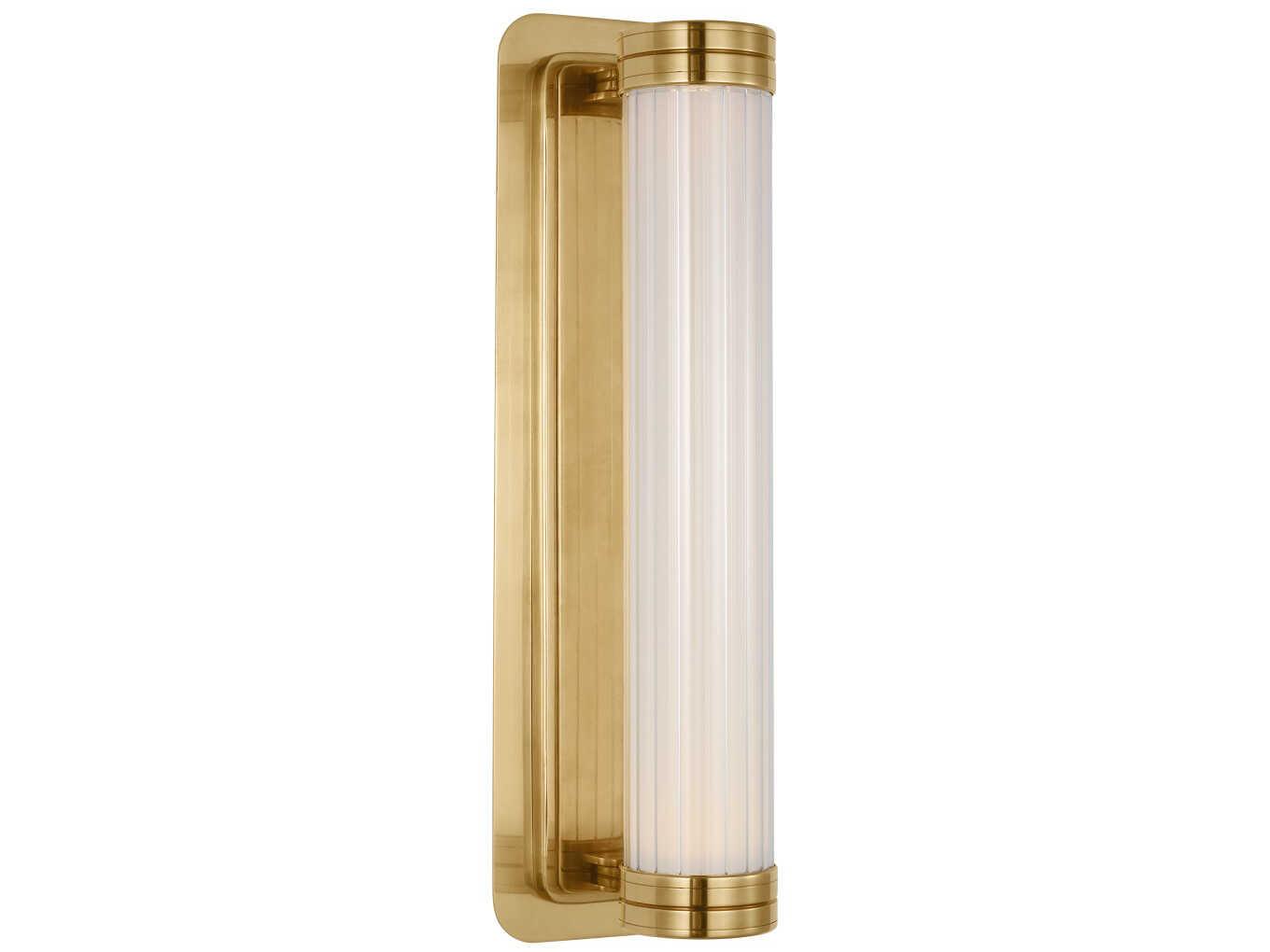 Visual Comfort Modern Alo 1-Light Polished Natural Brass Wall Sconce
