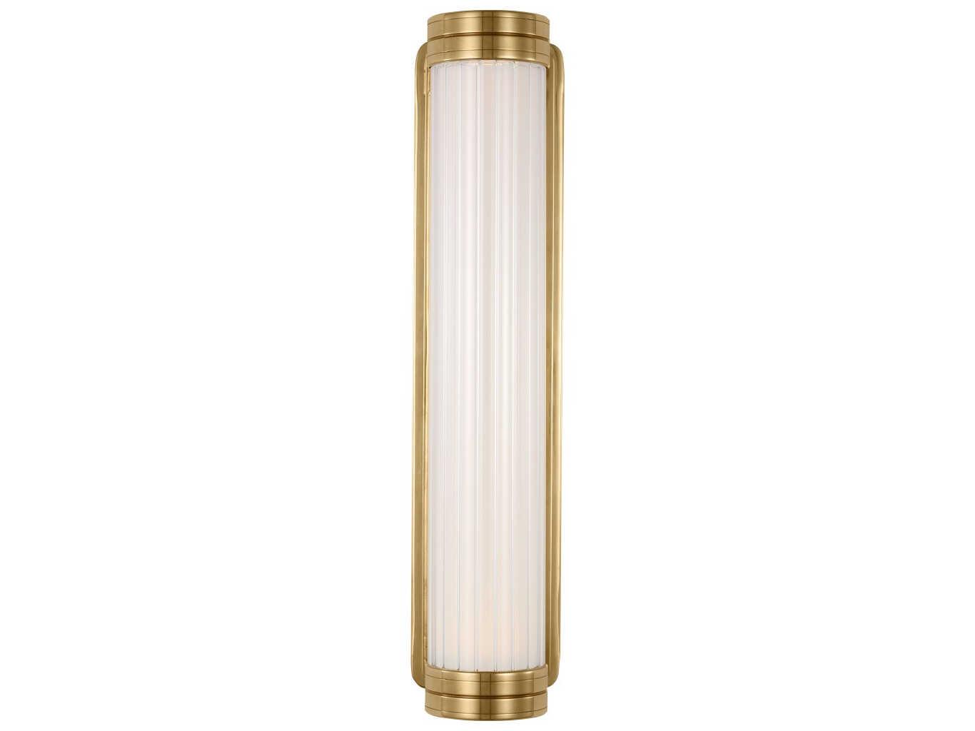 Visual Comfort Modern Alo 1-Light Polished Natural Brass Wall Sconce