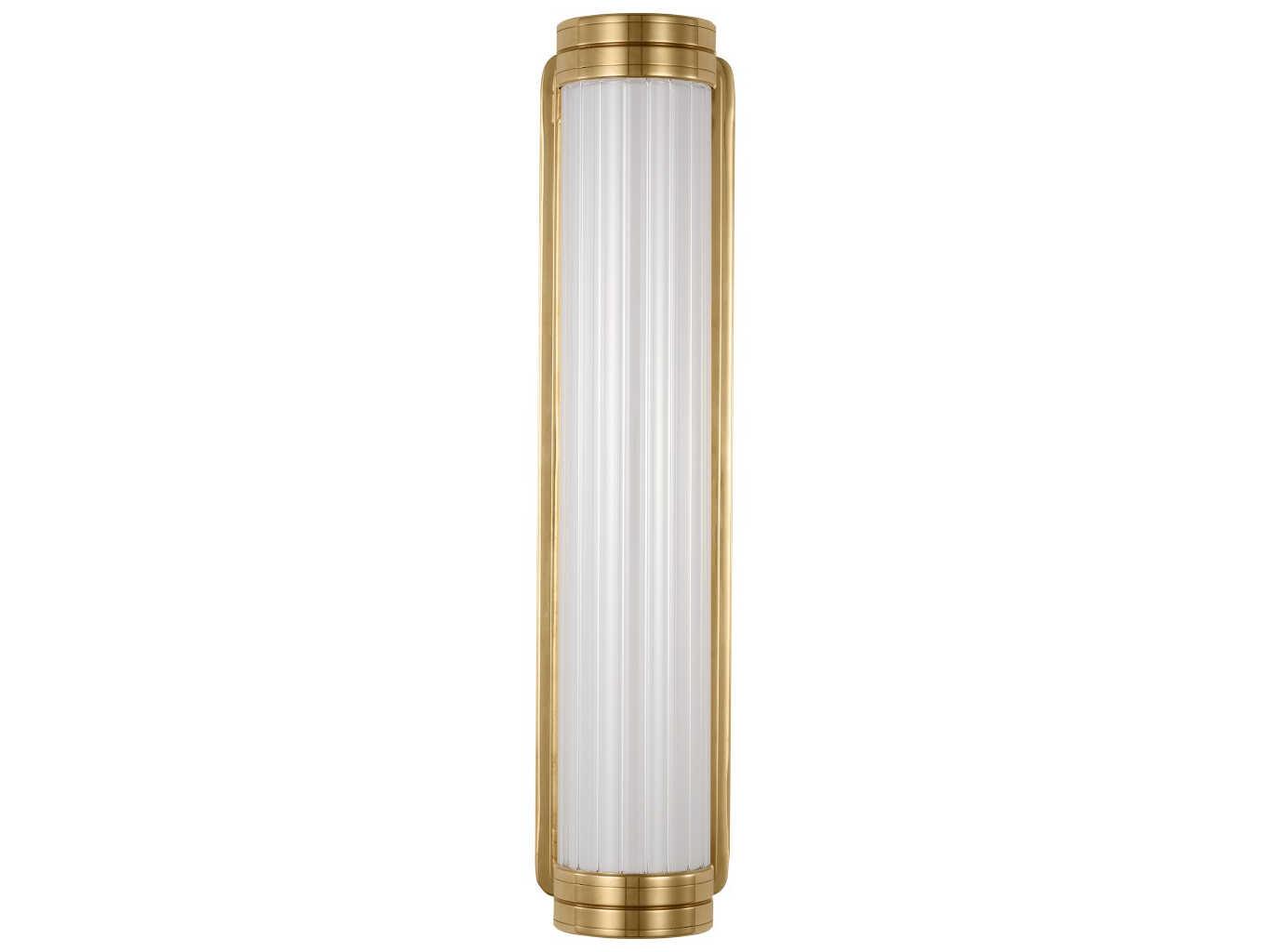 Visual Comfort Modern Alo 1-Light Polished Natural Brass Wall Sconce