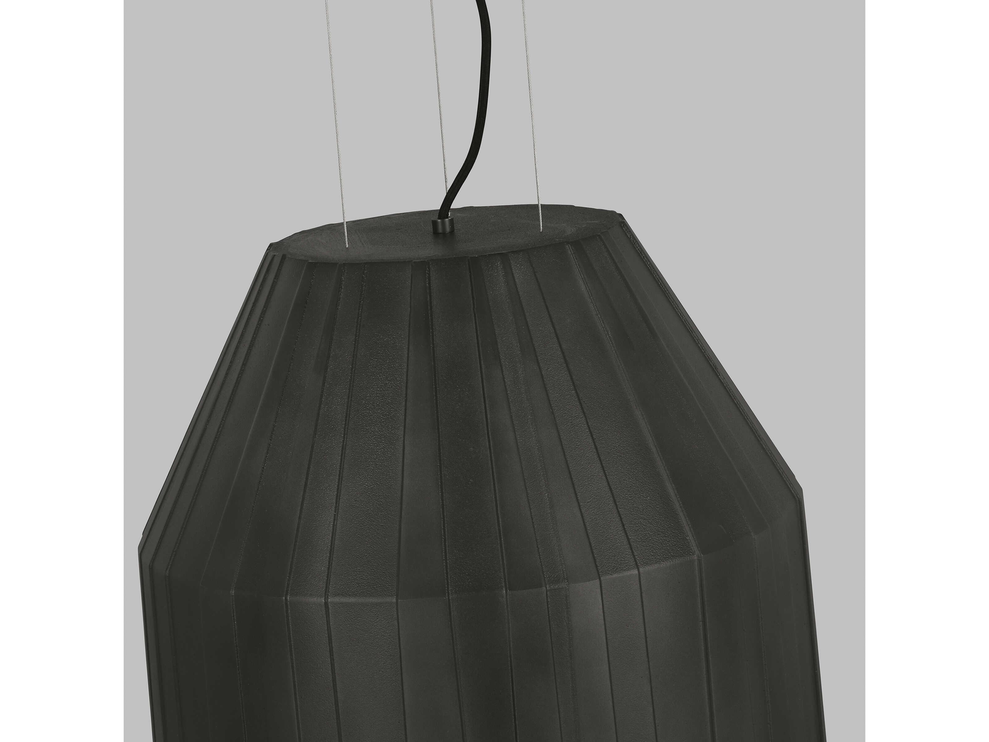 Visual Comfort Modern Bling 1-Light Plated Dark Bronze Pendant