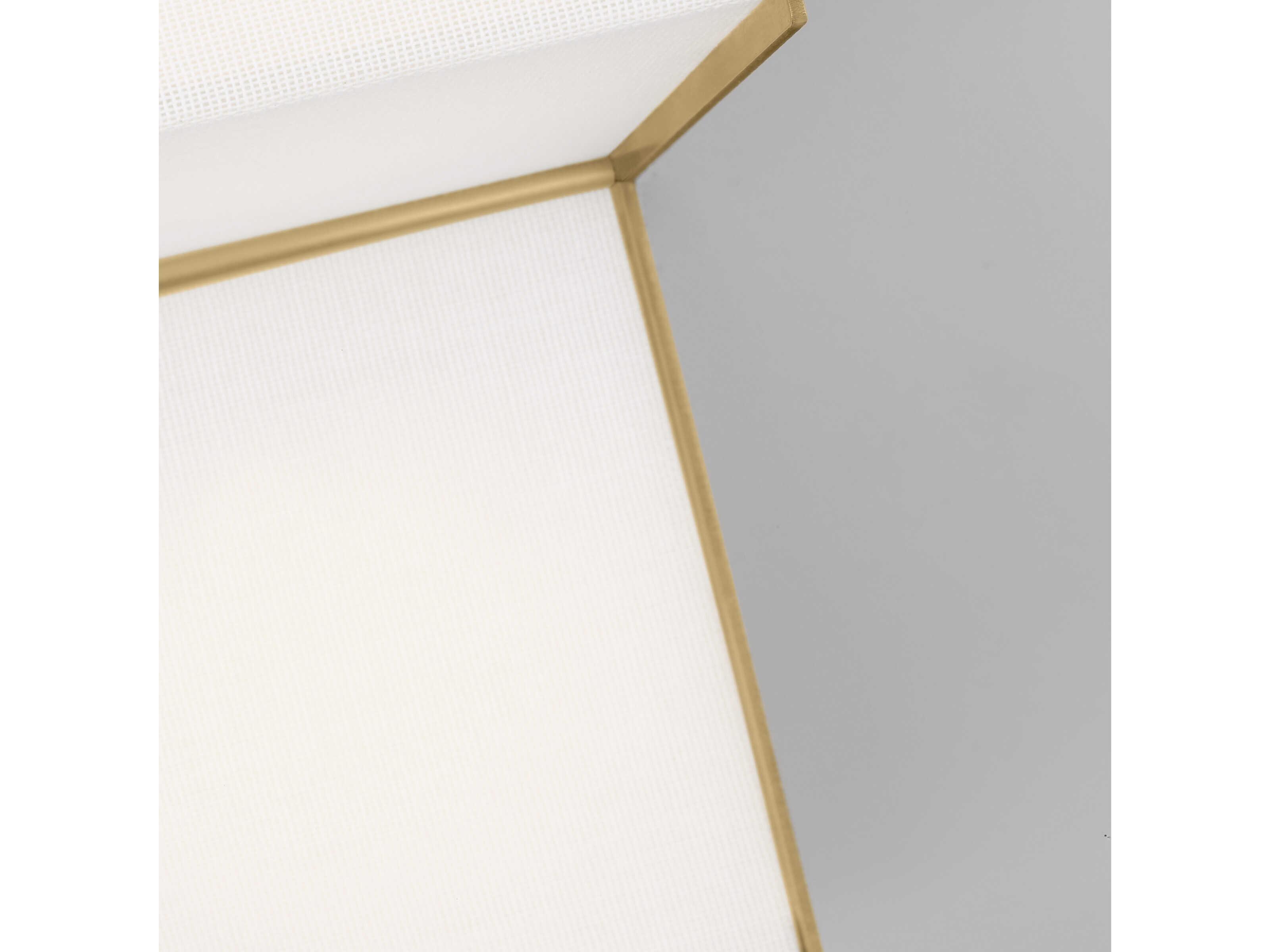 Visual Comfort Modern Zig Zag 5-Light Natural Brass Wall Sconce