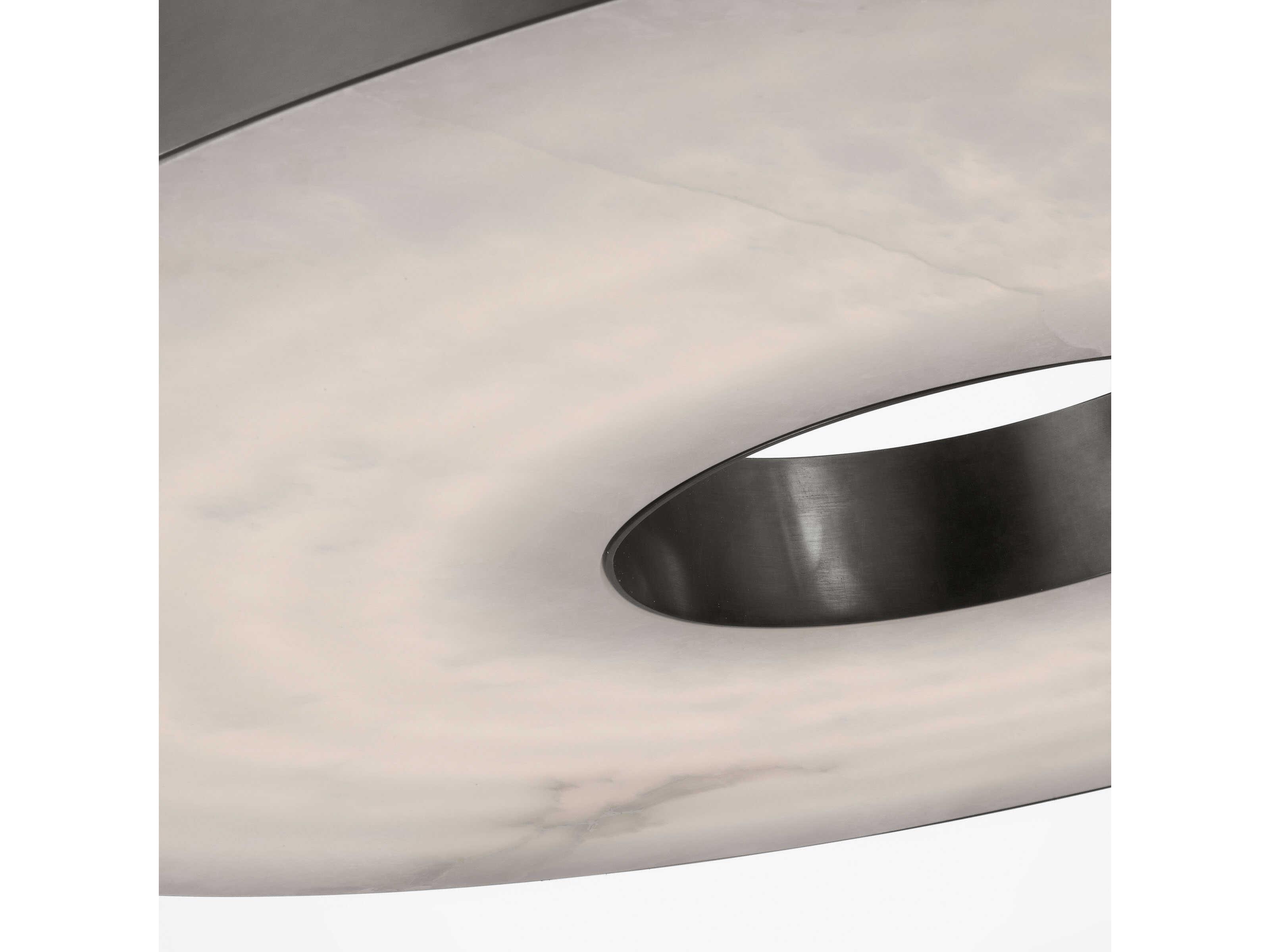 Visual Comfort Modern Wyllis 1-Light Bronze Round Pendant