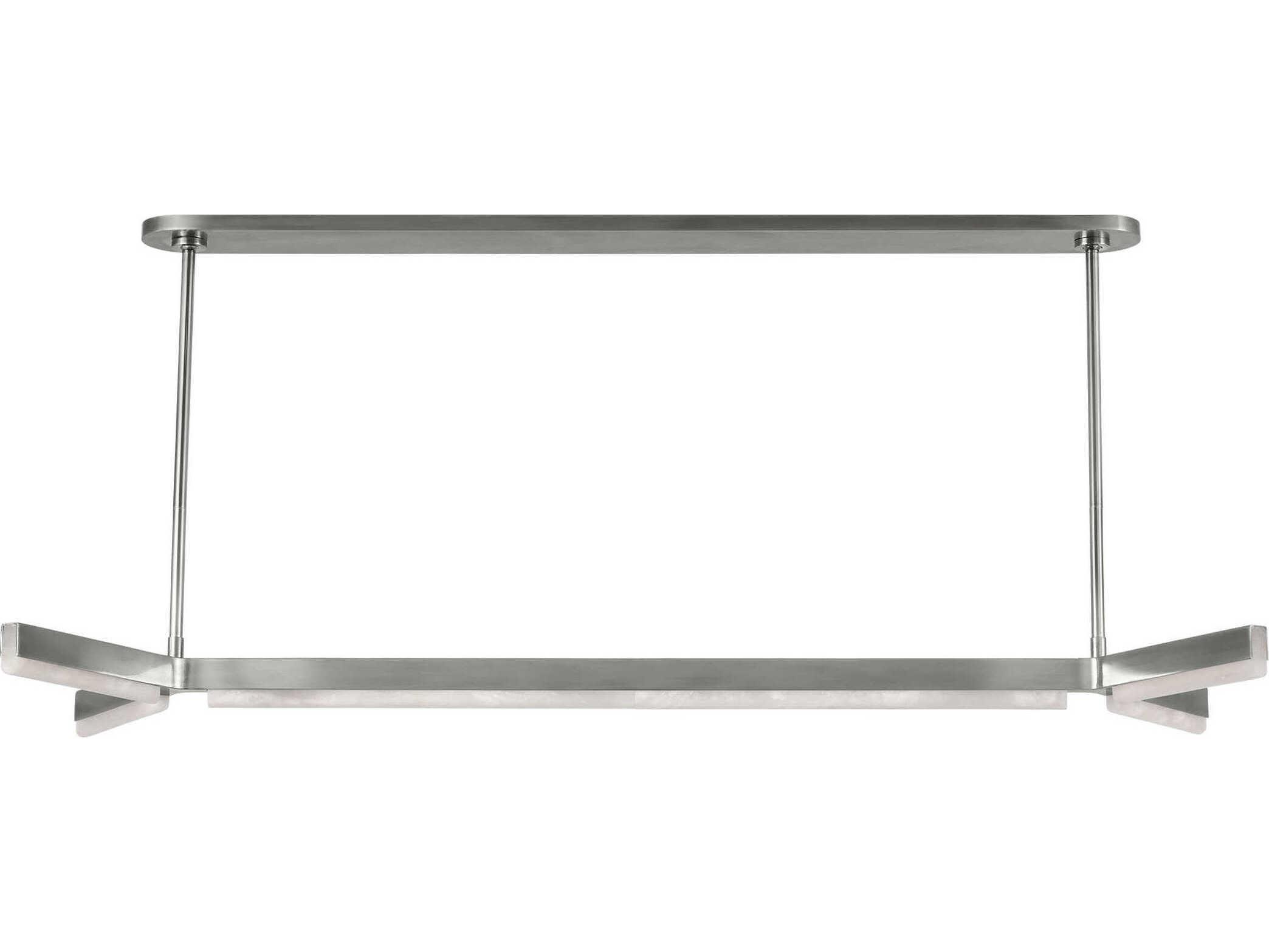 Visual Comfort Modern Linea 5-Light Antique Nickel Linear Island Pendant