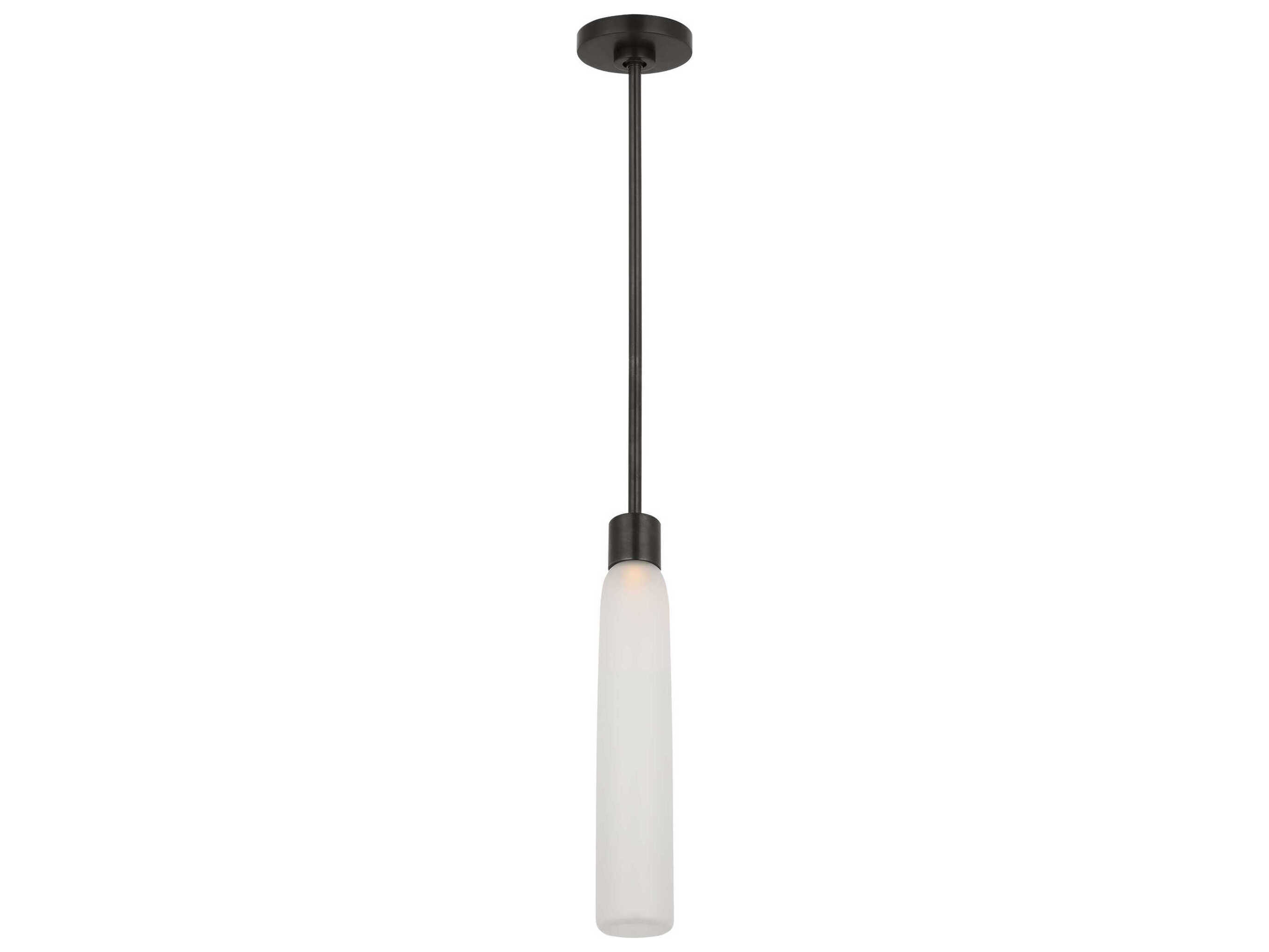 Visual Comfort Modern Volver 1-Light Bronze Mini Pendant