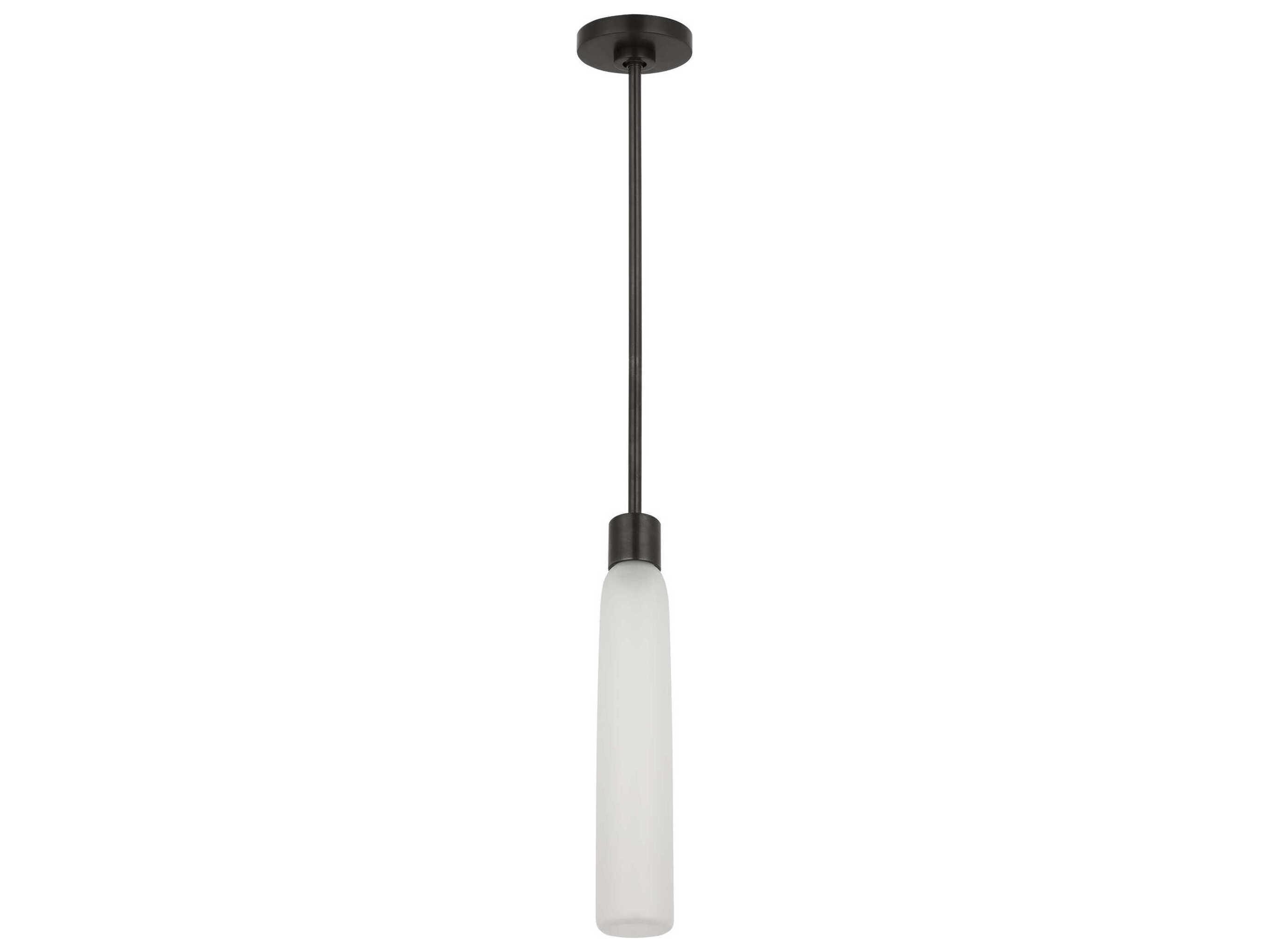 Visual Comfort Modern Volver 1-Light Bronze Mini Pendant
