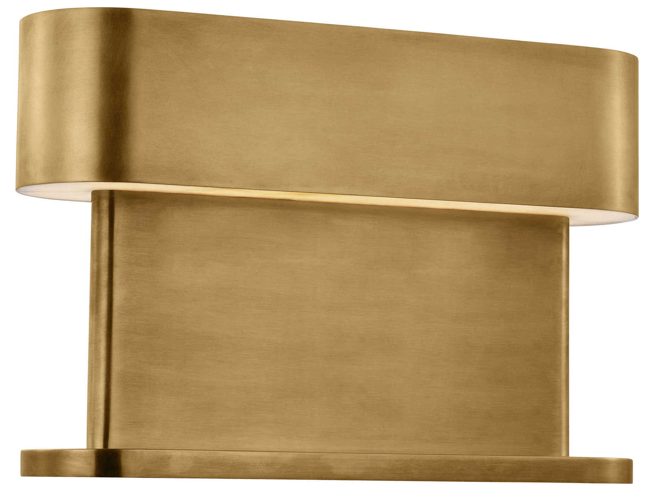 Visual Comfort Modern Wyllis Natural Brass White Alabaster Diffuser Table Lamp