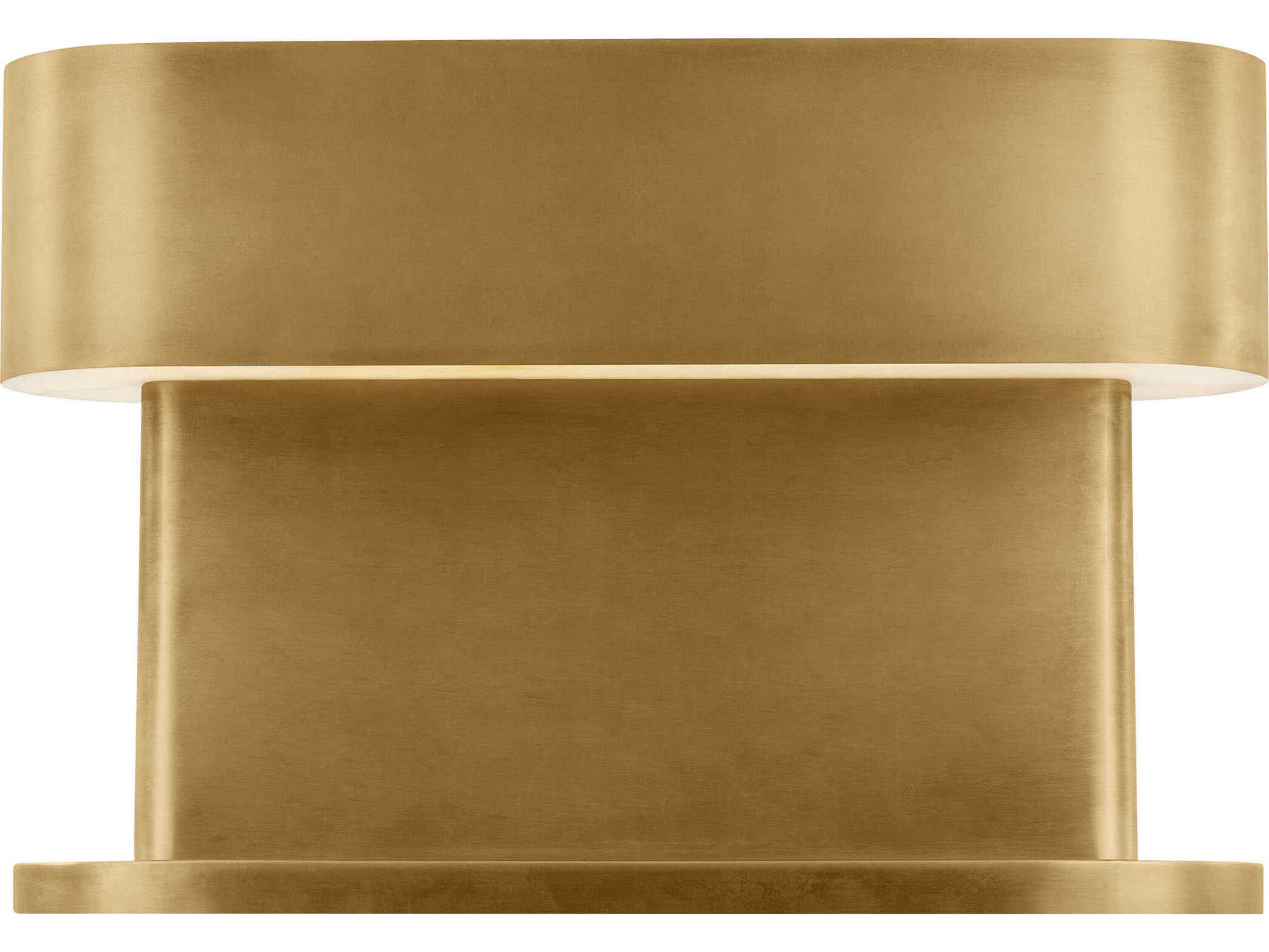 Visual Comfort Modern Wyllis Natural Brass White Alabaster Diffuser Table Lamp