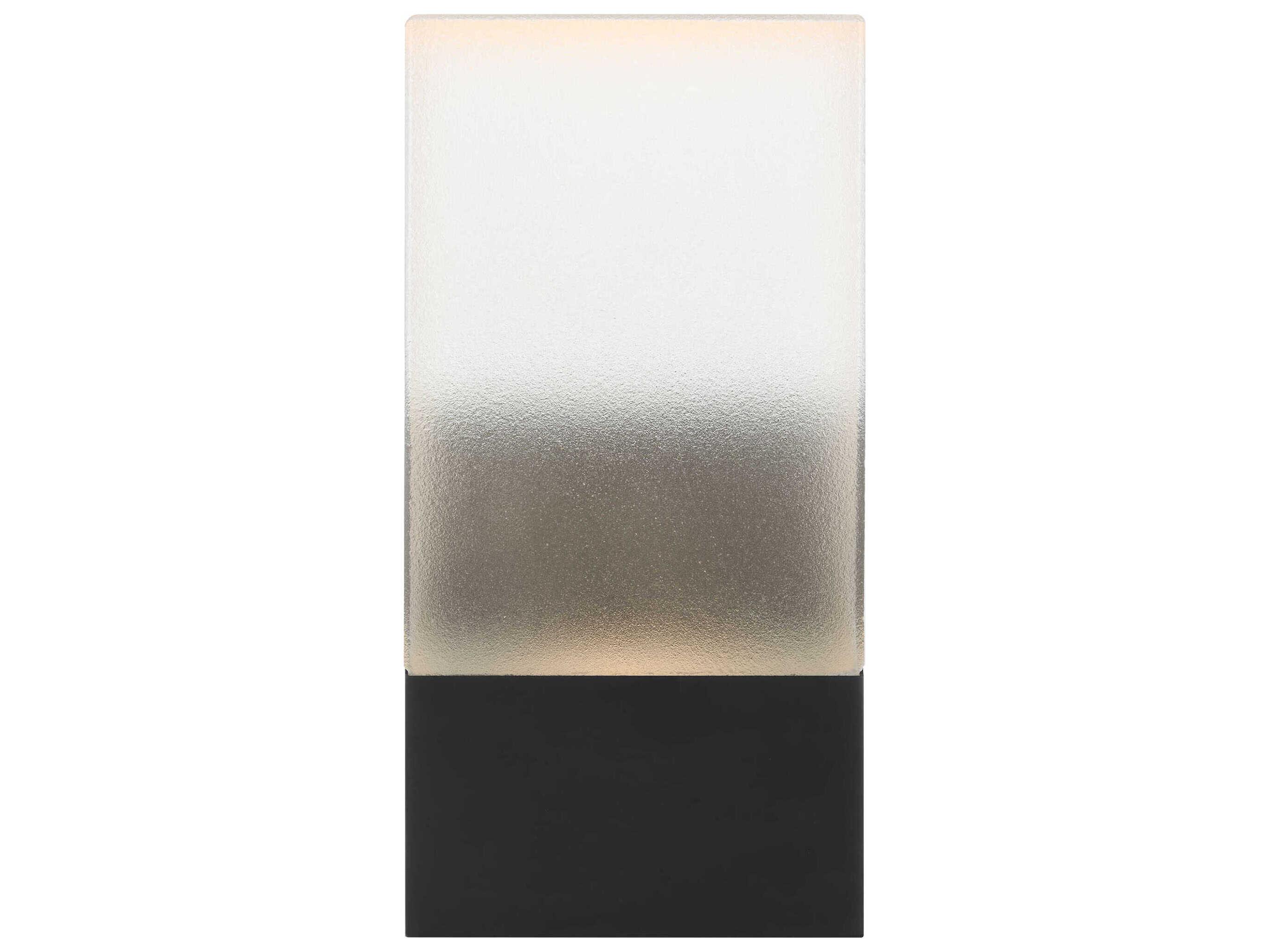 Visual Comfort Modern Pezzo Bronze Textured Cast Glass Table Lamp