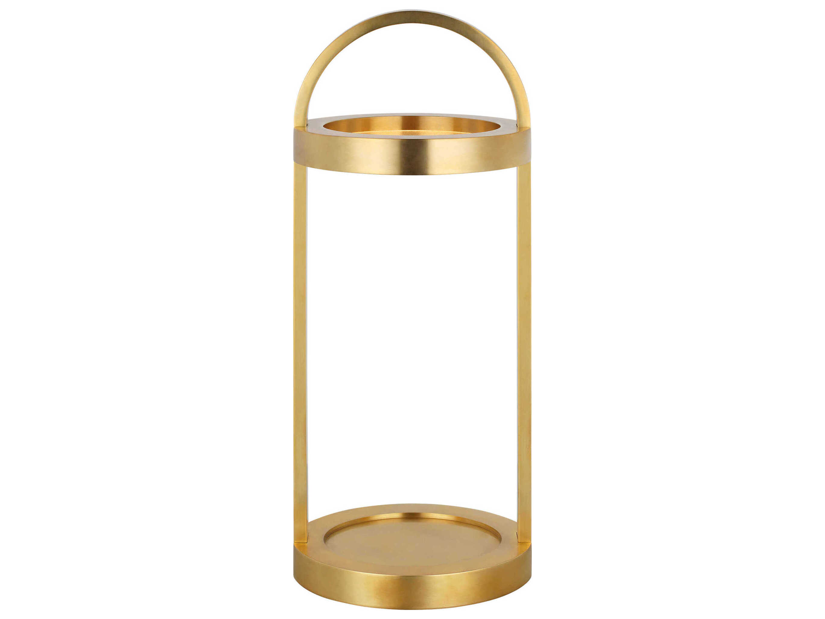 Visual Comfort Modern Cerne Hand Rubbed Antique Brass Table Lamp