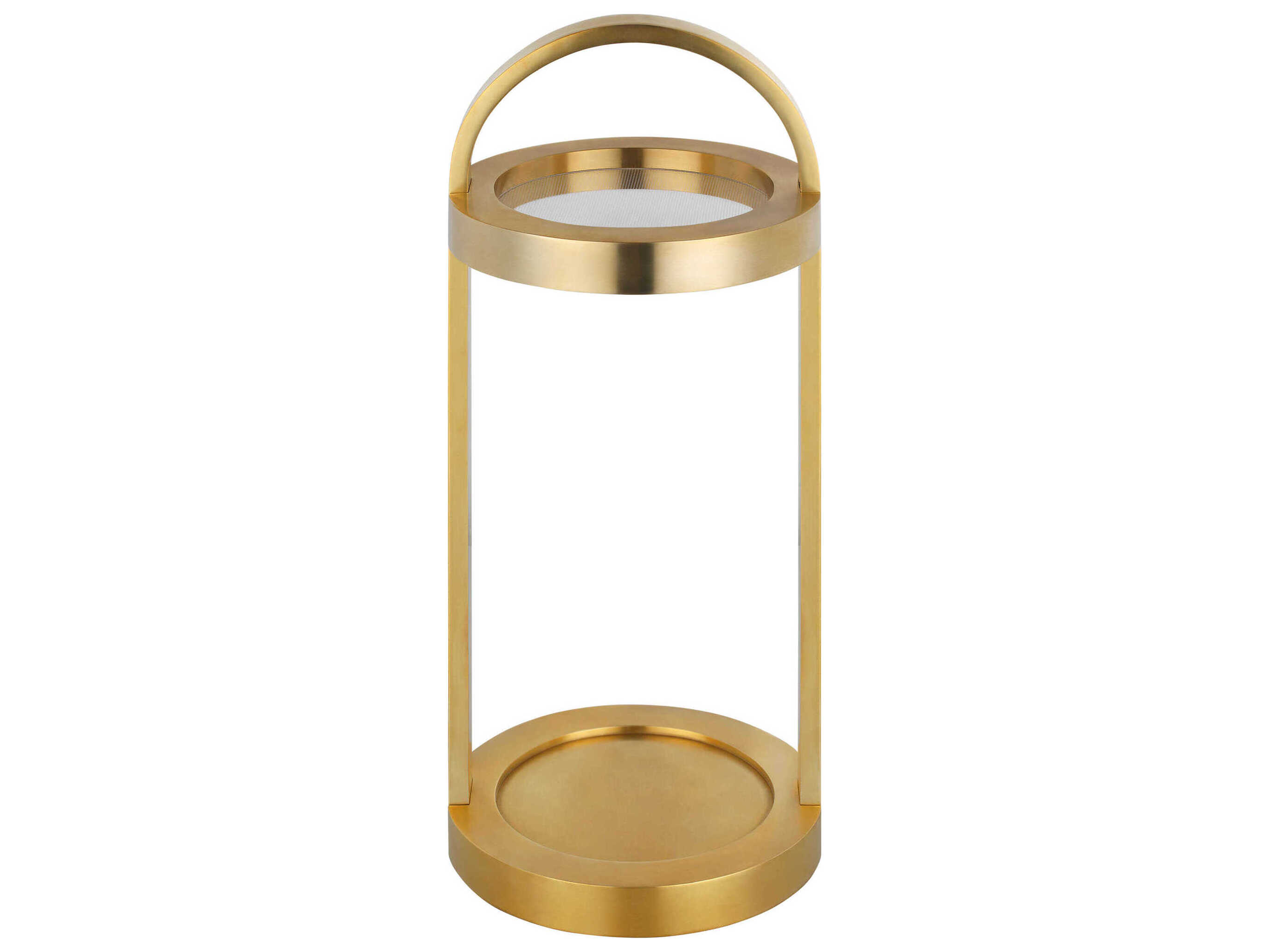 Visual Comfort Modern Cerne Hand Rubbed Antique Brass Table Lamp