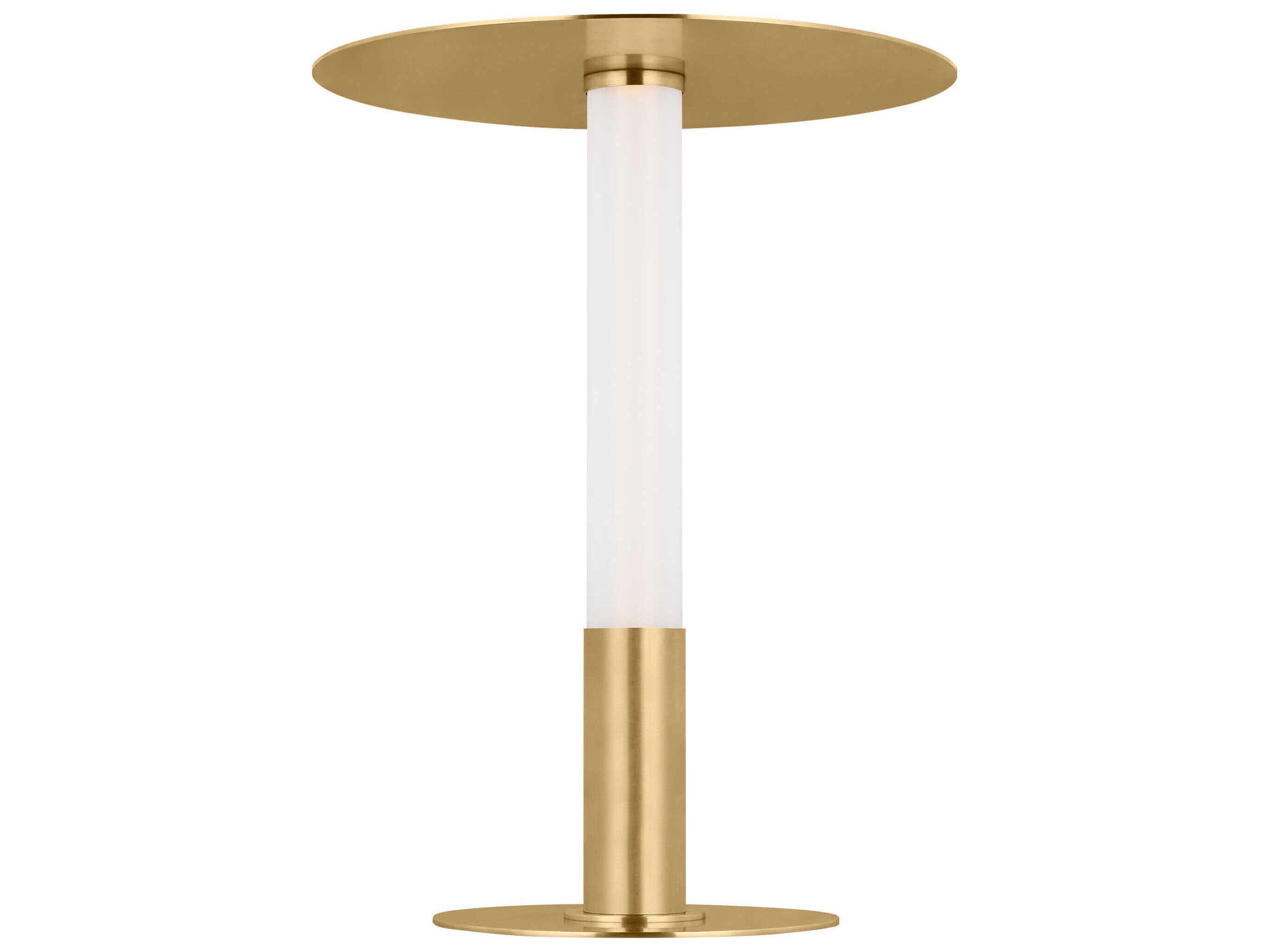 Visual Comfort Modern Miguel Hand Rubbed Antique Brass Table Lamp