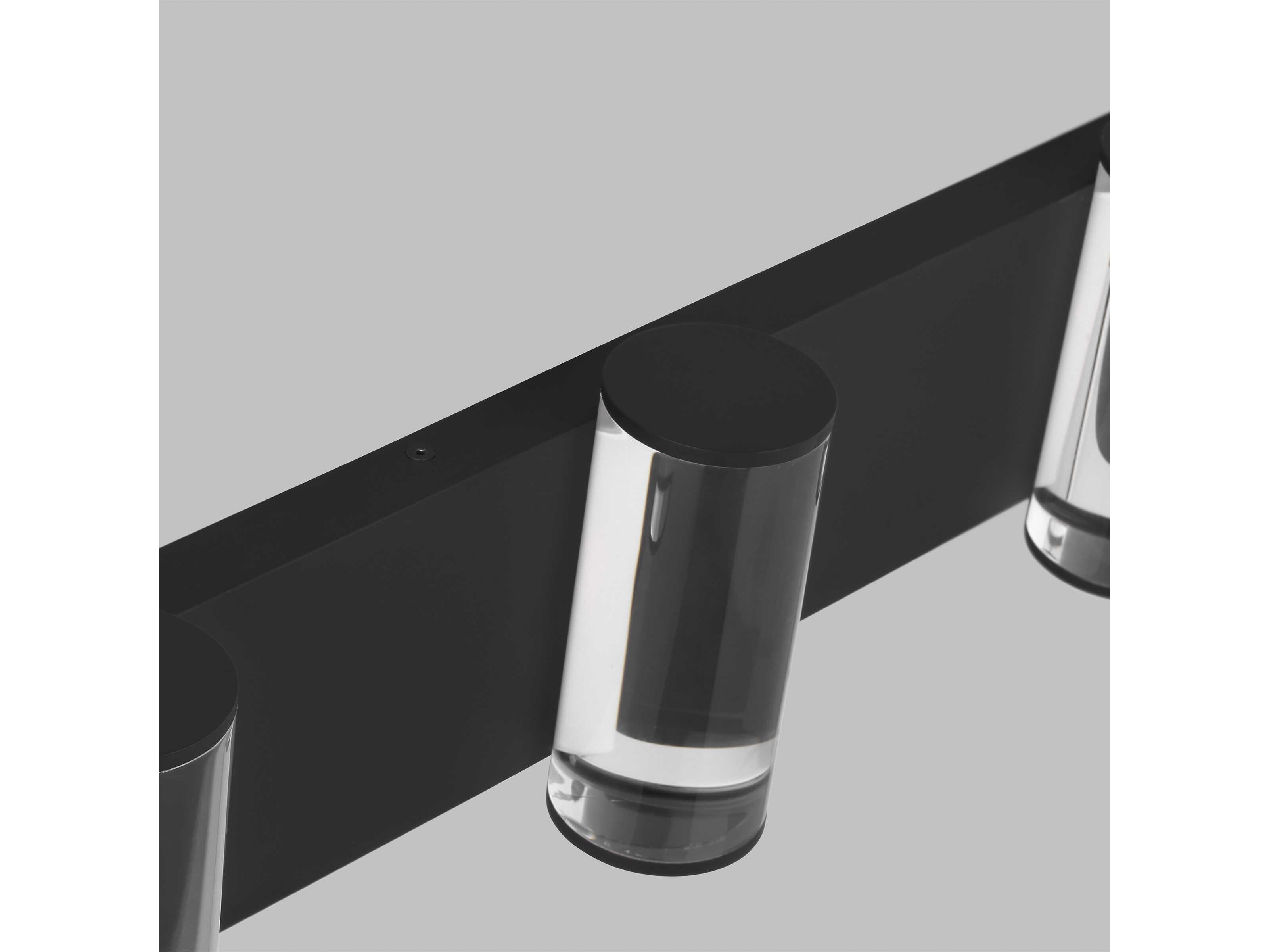 Visual Comfort Modern Esfera 4-Light Nightshade Black Vanity Light