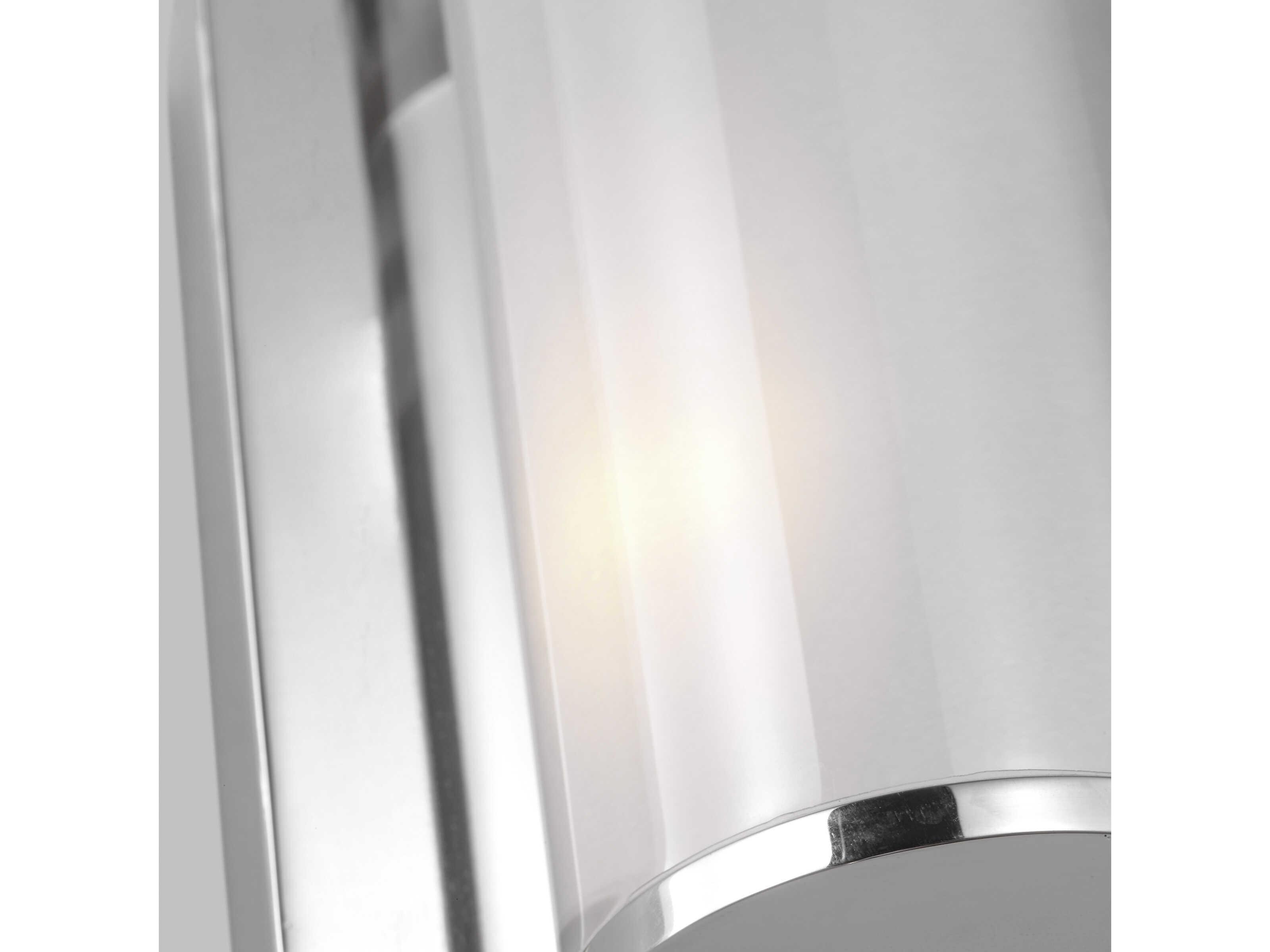 Visual Comfort Modern Esfera 4-Light Polished Nickel Vanity Light