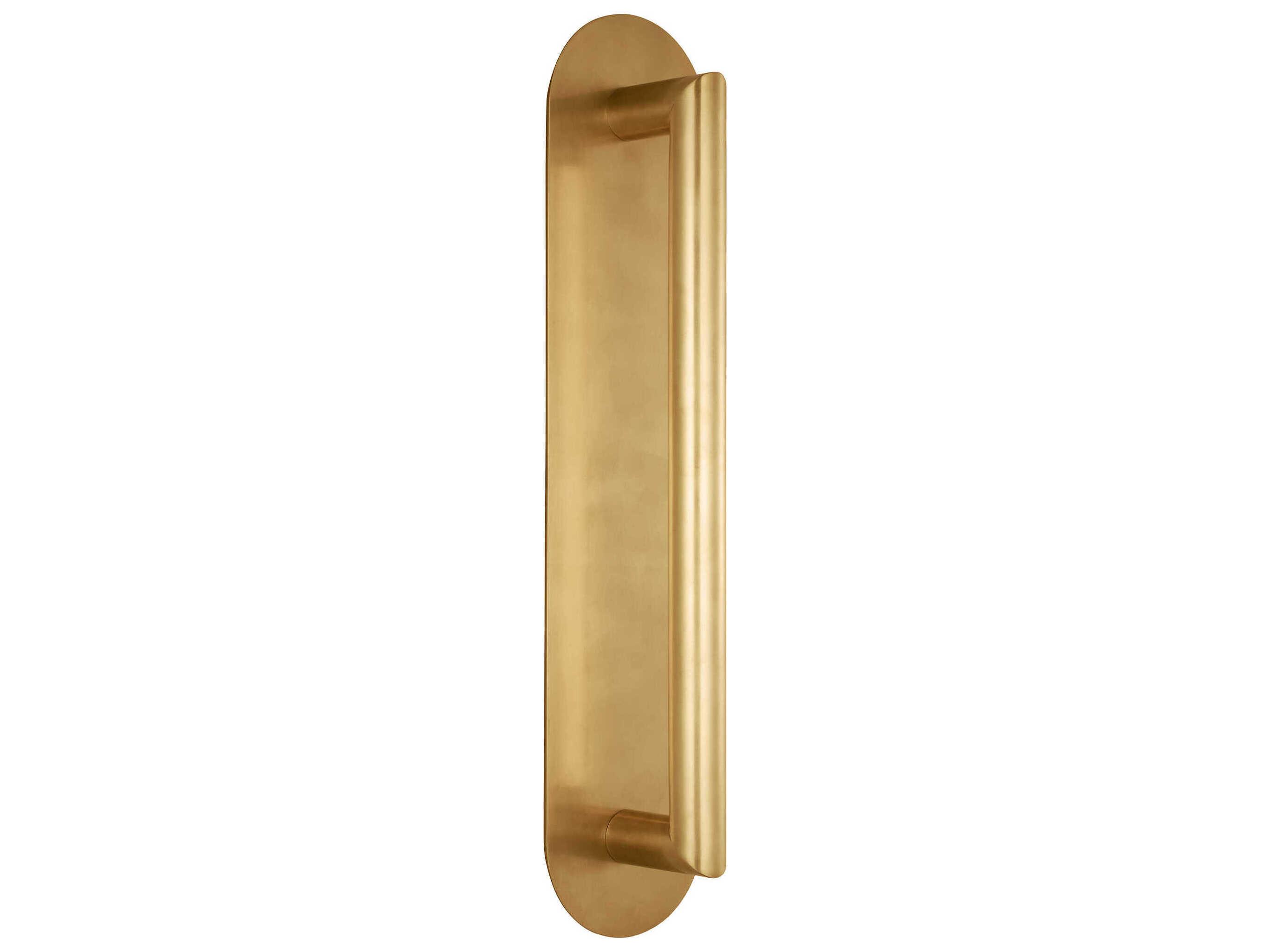 Visual Comfort Modern Fielle 1-Light Natural Brass Wall Sconce