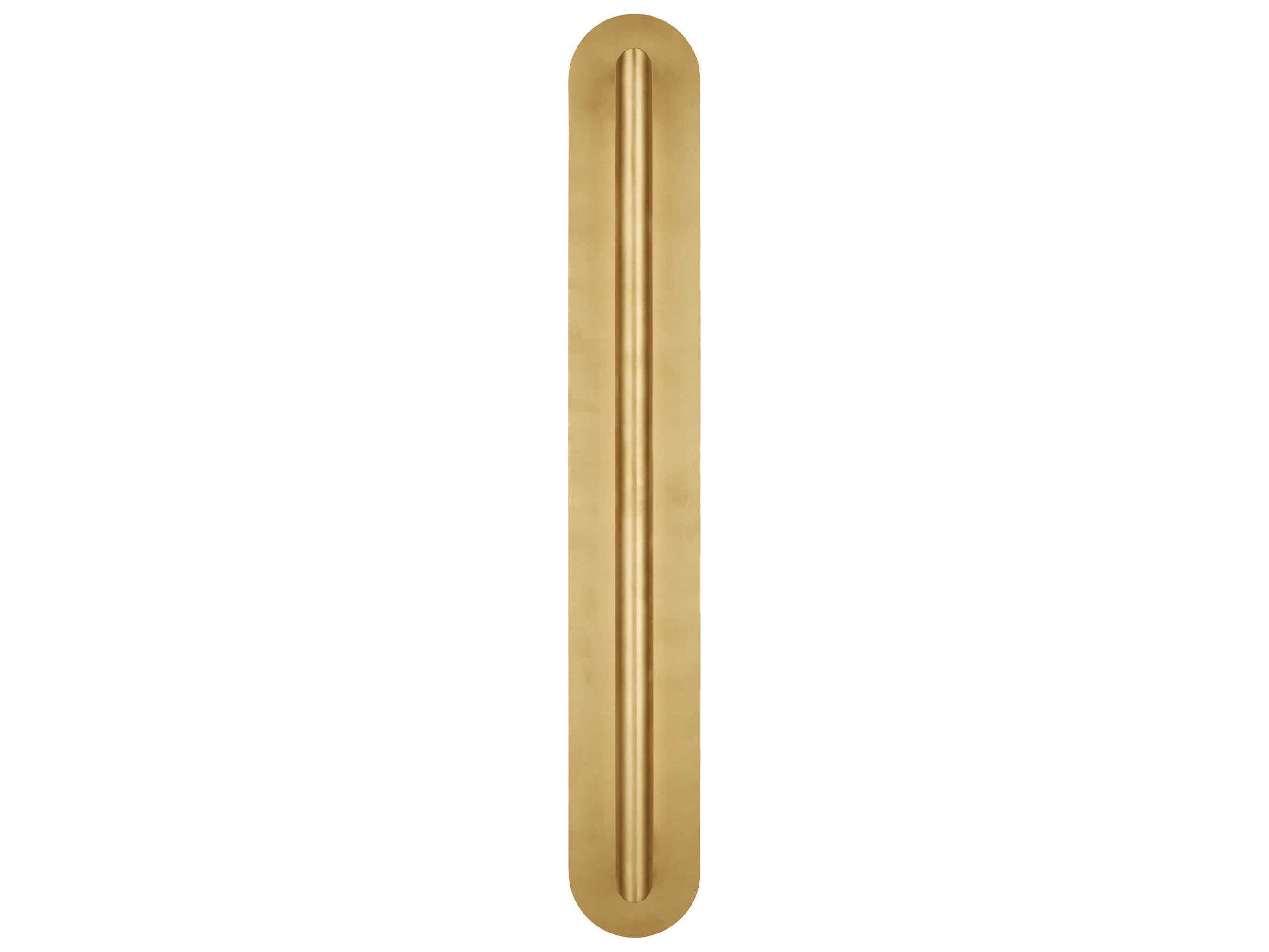 Visual Comfort Modern Fielle 1-Light Natural Brass Wall Sconce