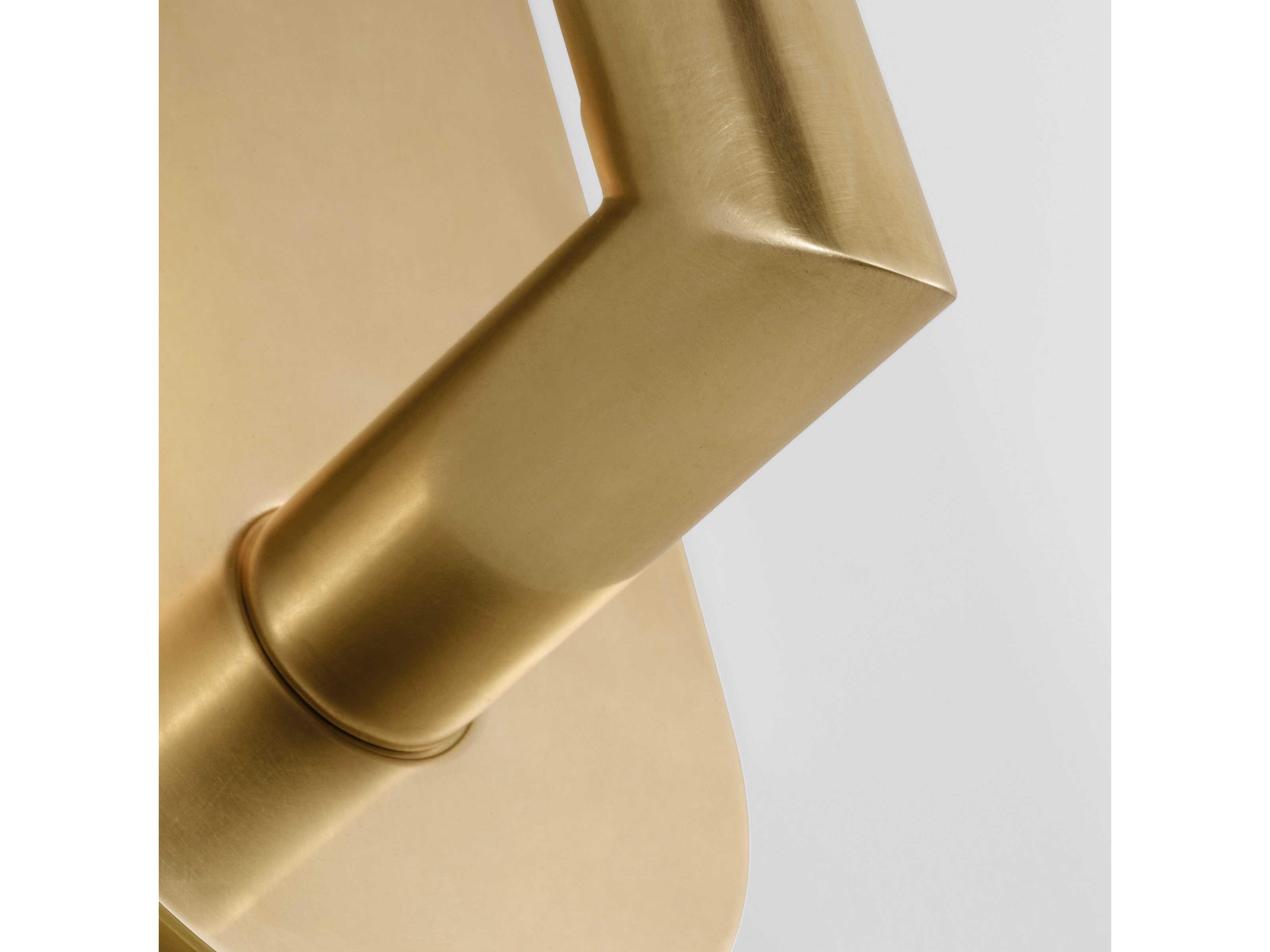 Visual Comfort Modern Fielle 1-Light Hand Rubbed Antique Brass Wall Sconce