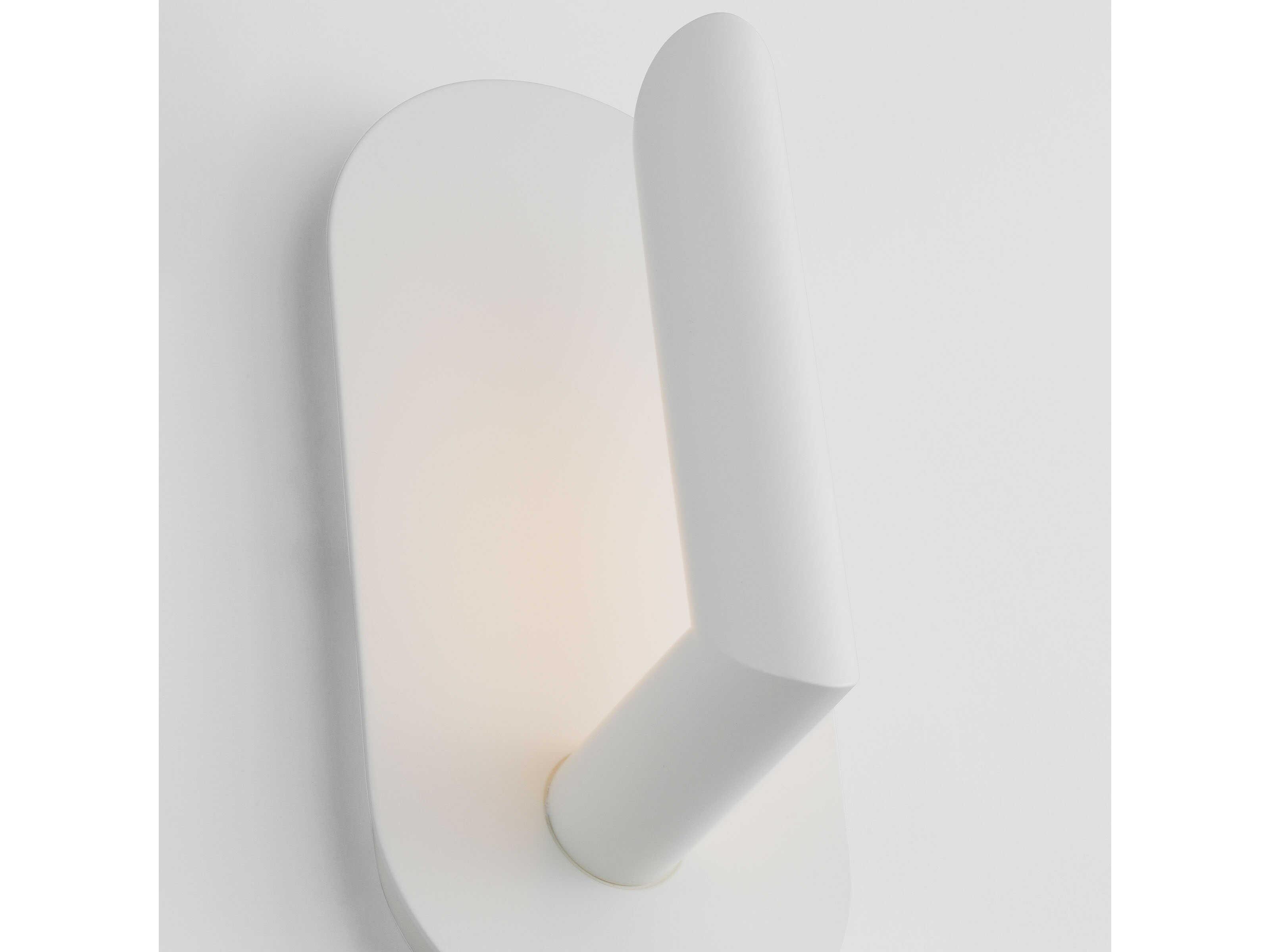 Visual Comfort Modern Fielle 1-Light Soft White Wall Sconce
