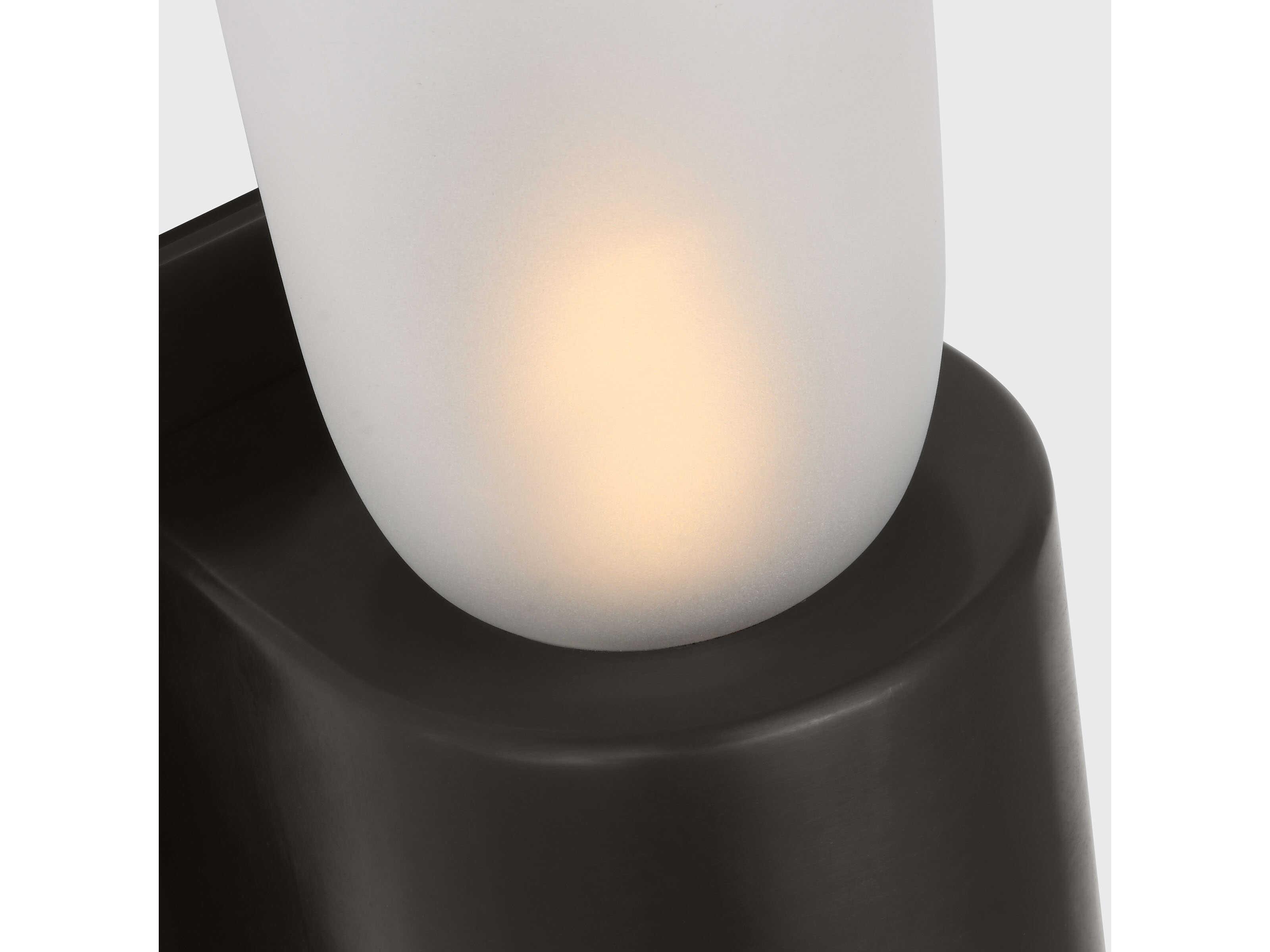 Visual Comfort Modern Volver 1-Light Bronze Wall Sconce