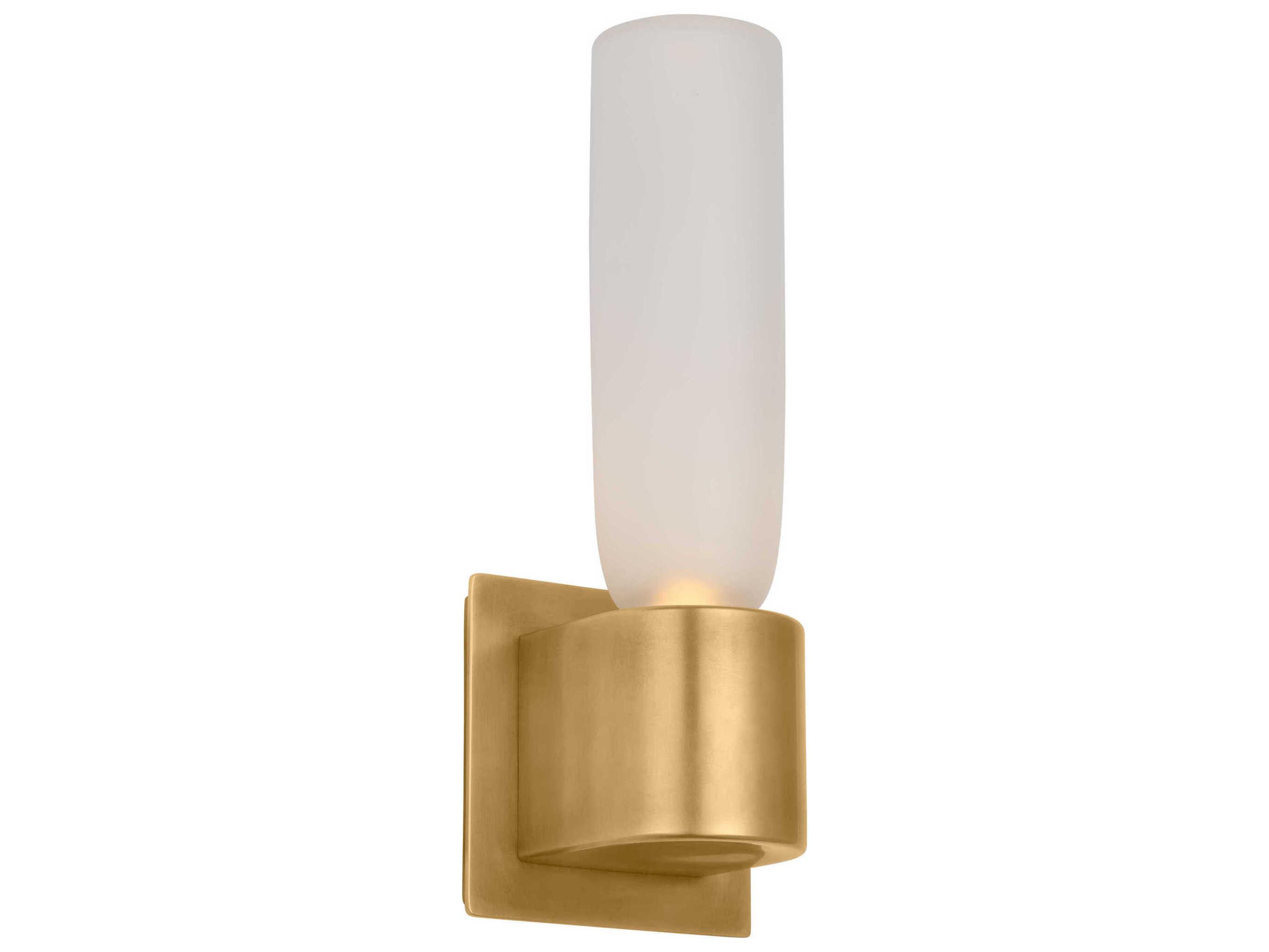 Visual Comfort Modern Volver 1-Light Hand Rubbed Antique Brass Wall Sconce