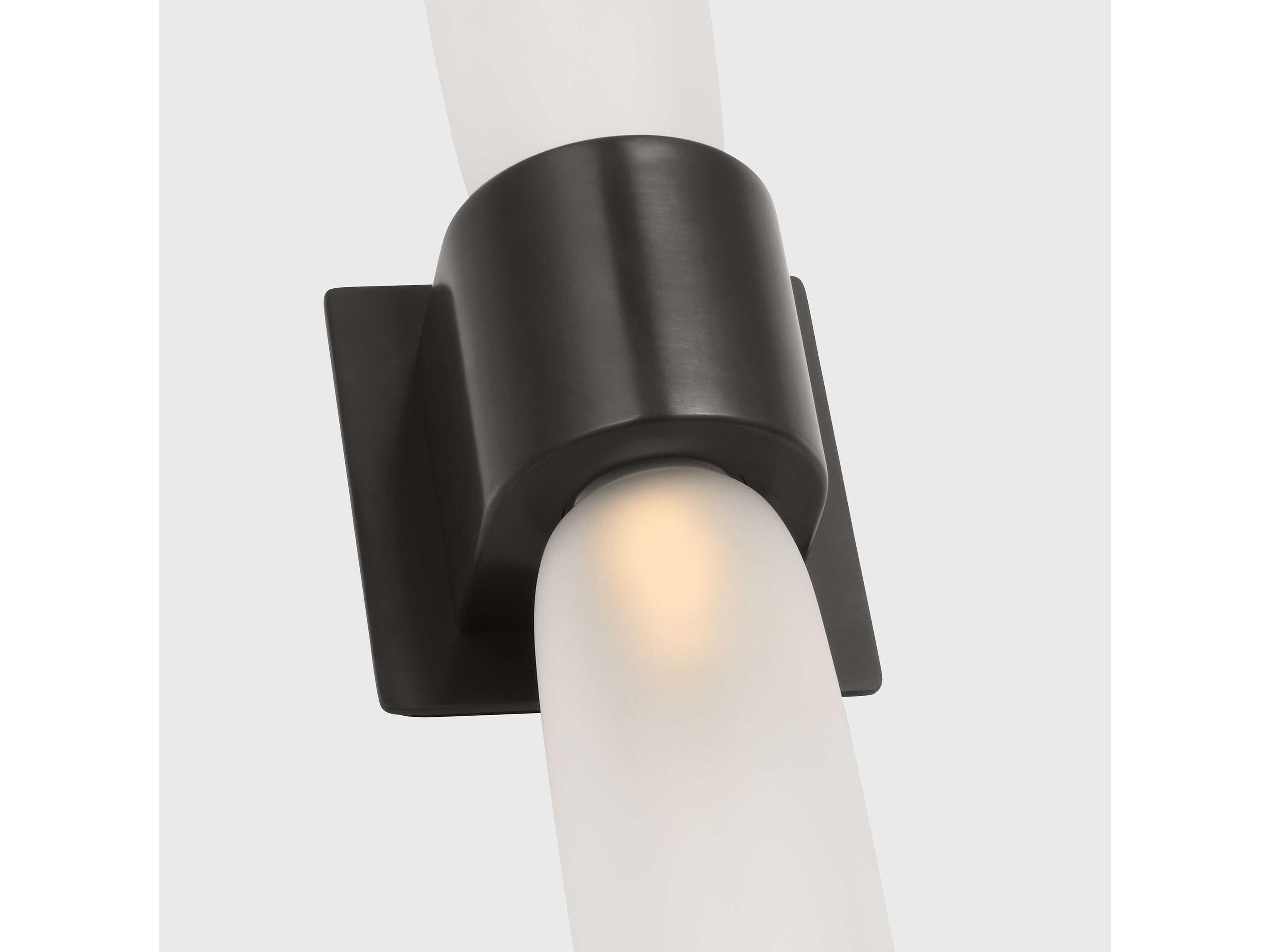 Visual Comfort Modern Volver 2-Light Bronze Wall Sconce