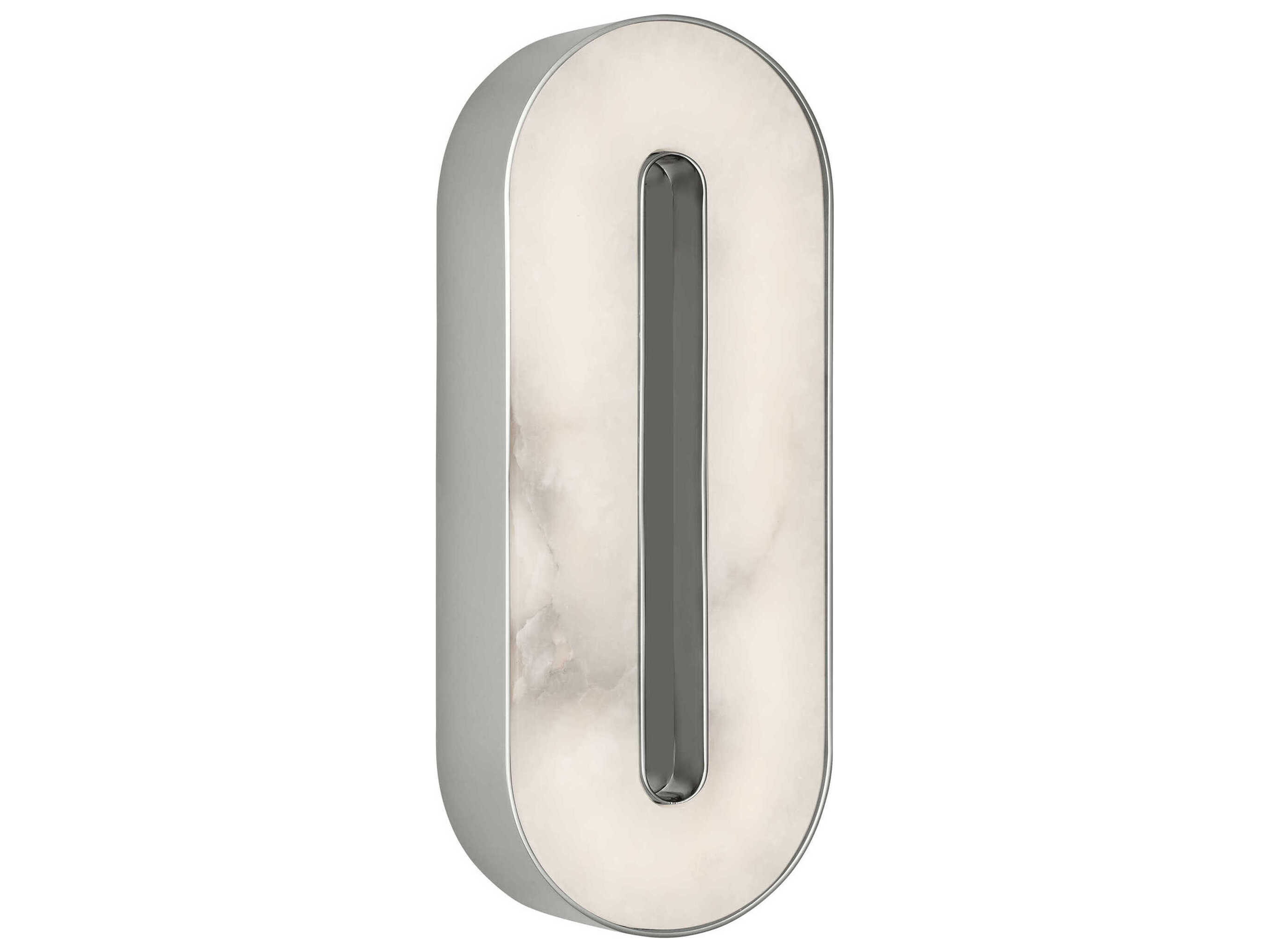 Visual Comfort Modern Wyllis 1-Light Polished Nickel Wall Sconce