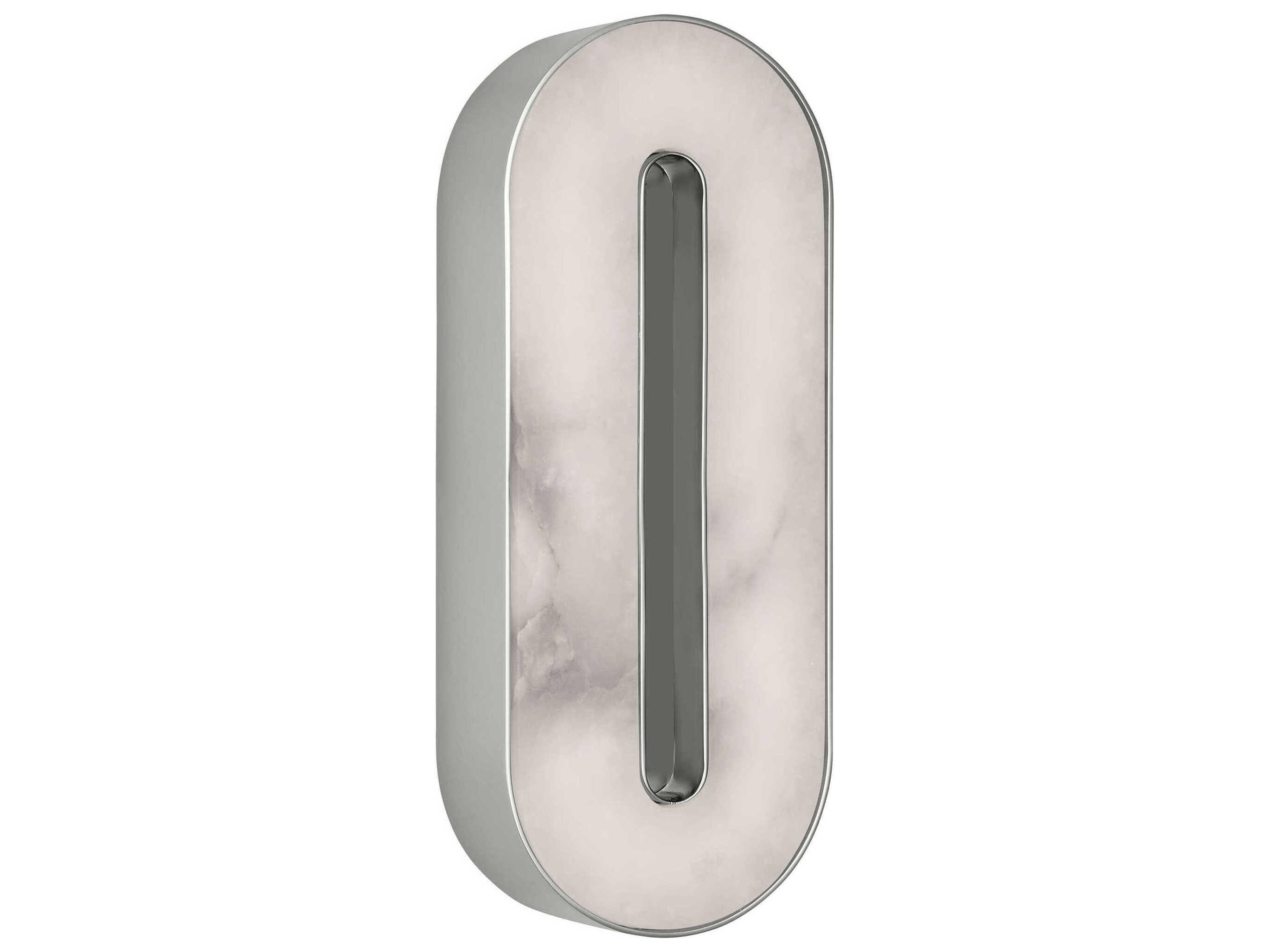 Visual Comfort Modern Wyllis 1-Light Polished Nickel Wall Sconce
