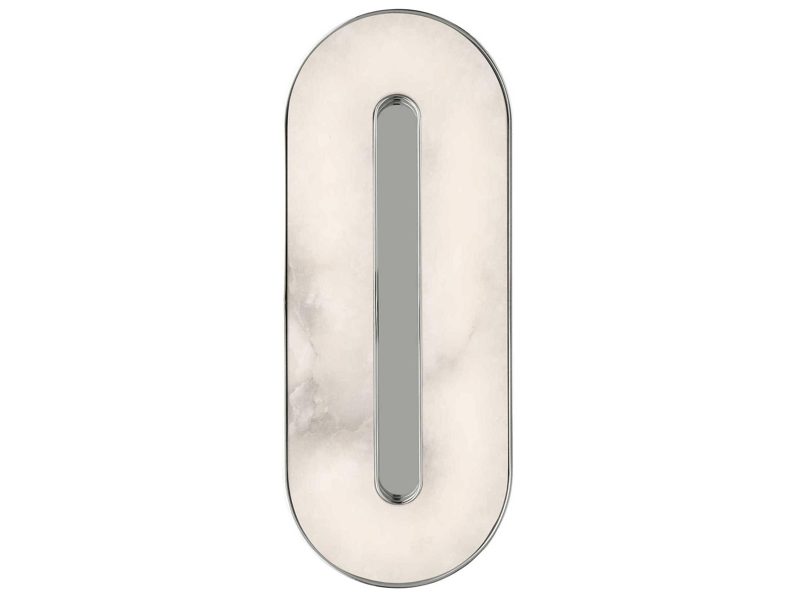 Visual Comfort Modern Wyllis 1-Light Polished Nickel Wall Sconce