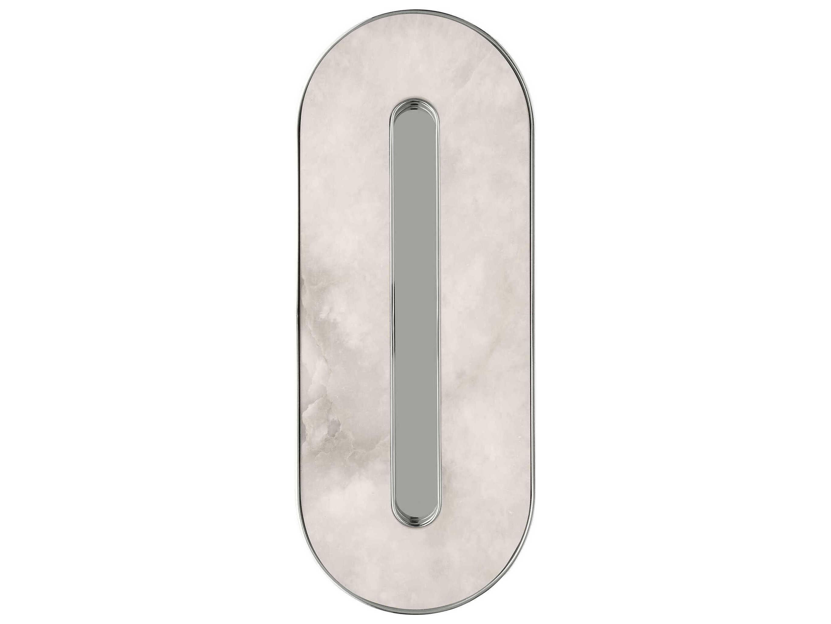 Visual Comfort Modern Wyllis 1-Light Polished Nickel Wall Sconce