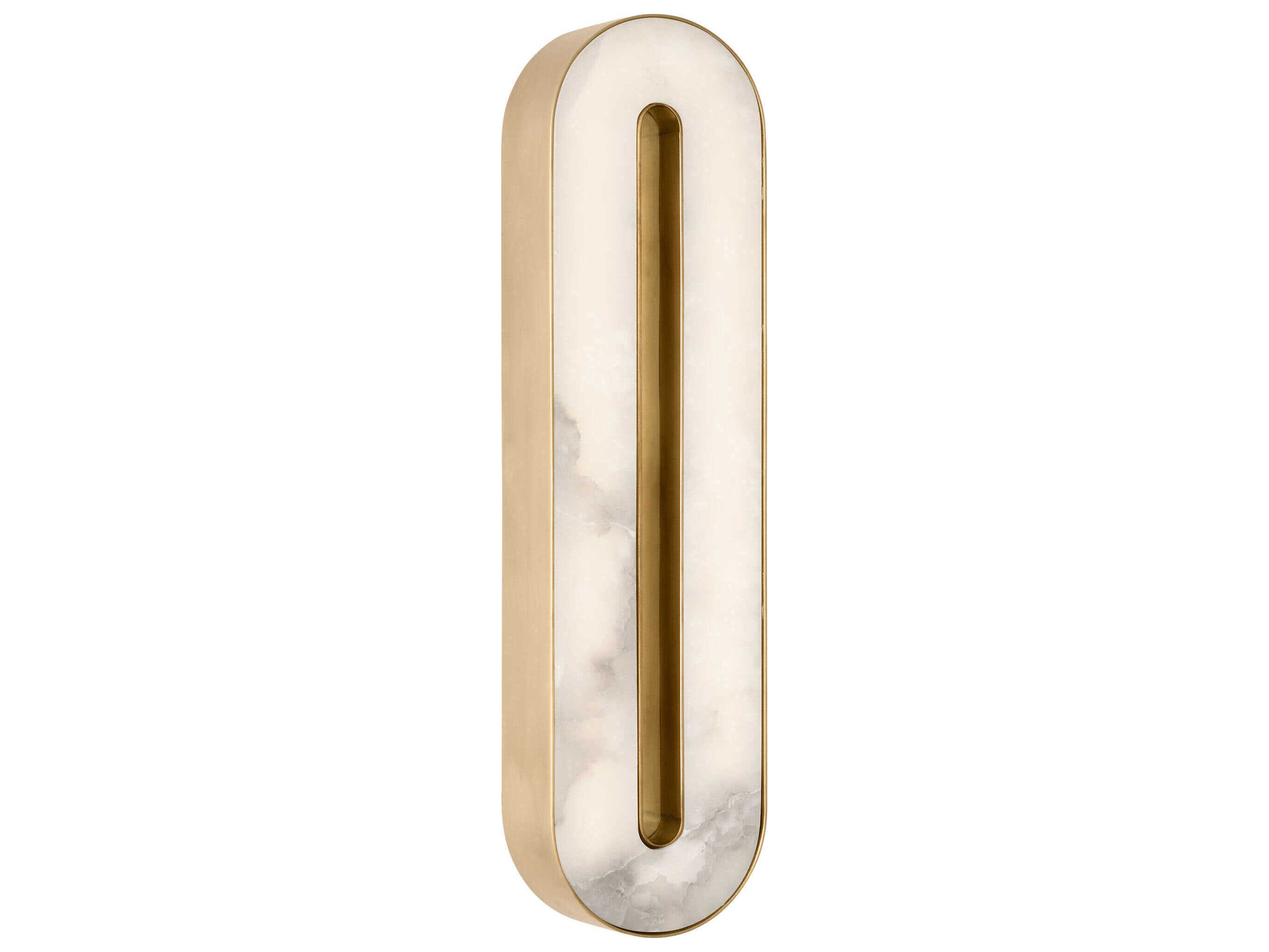 Visual Comfort Modern Wyllis 1-Light Hand Rubbed Antique Brass Wall Sconce