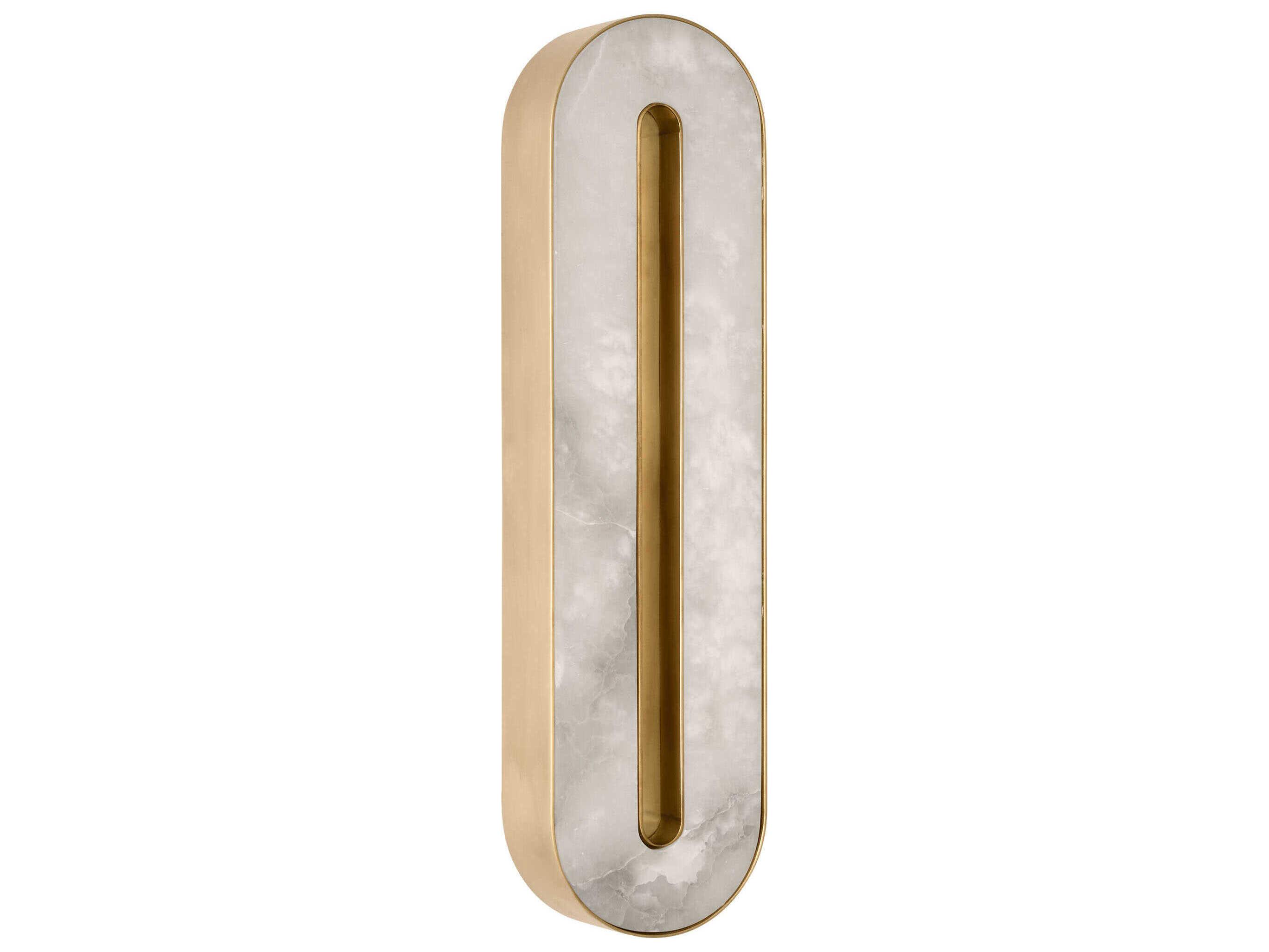 Visual Comfort Modern Wyllis 1-Light Hand Rubbed Antique Brass Wall Sconce